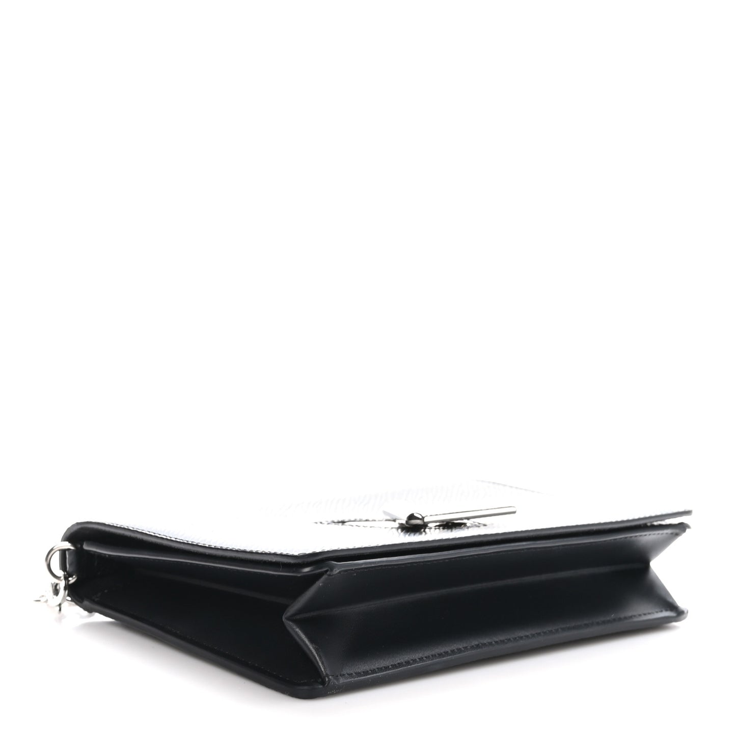 Epi Twist Belt Chain Wallet Black