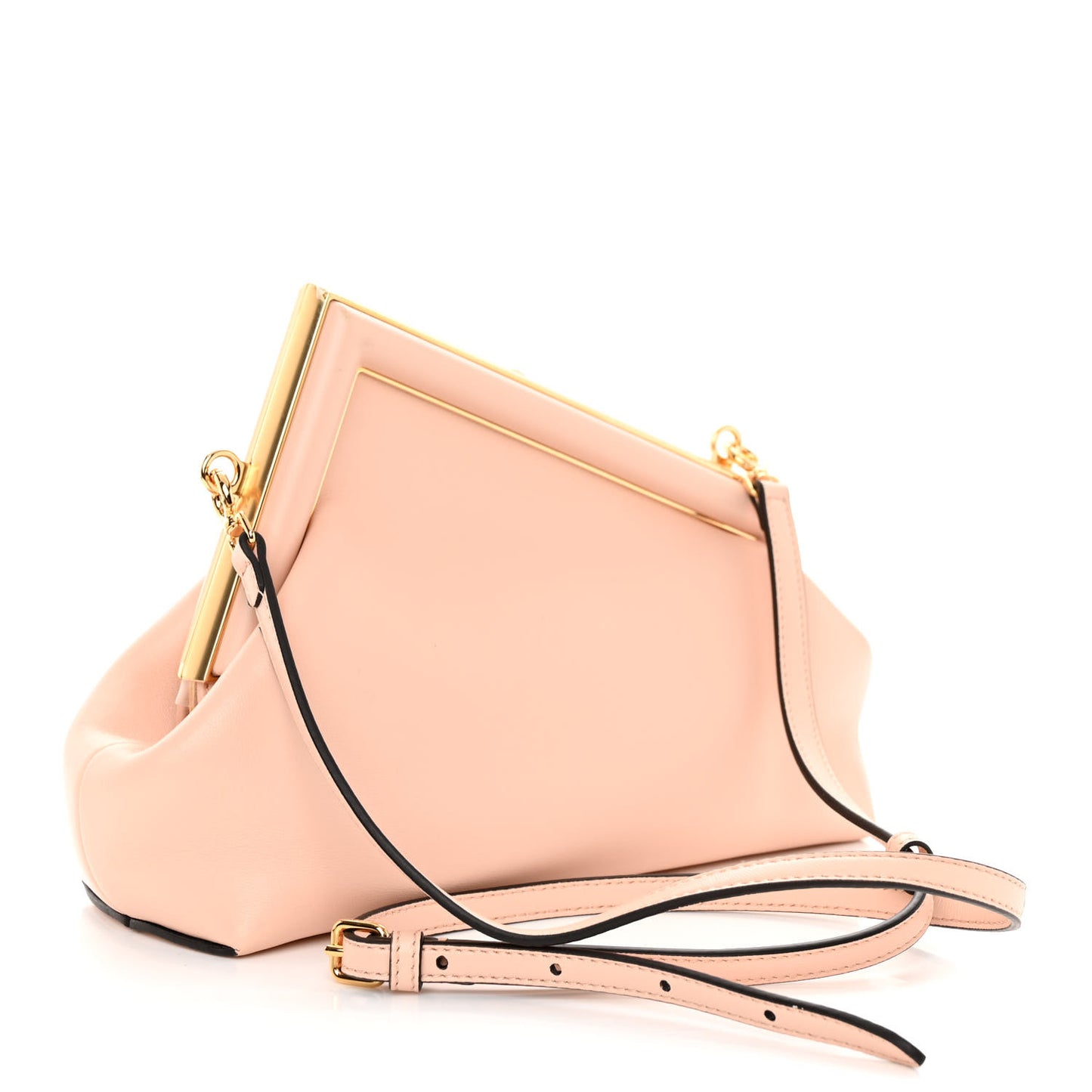 Shiny Nappa Small Fendi First Light Rose