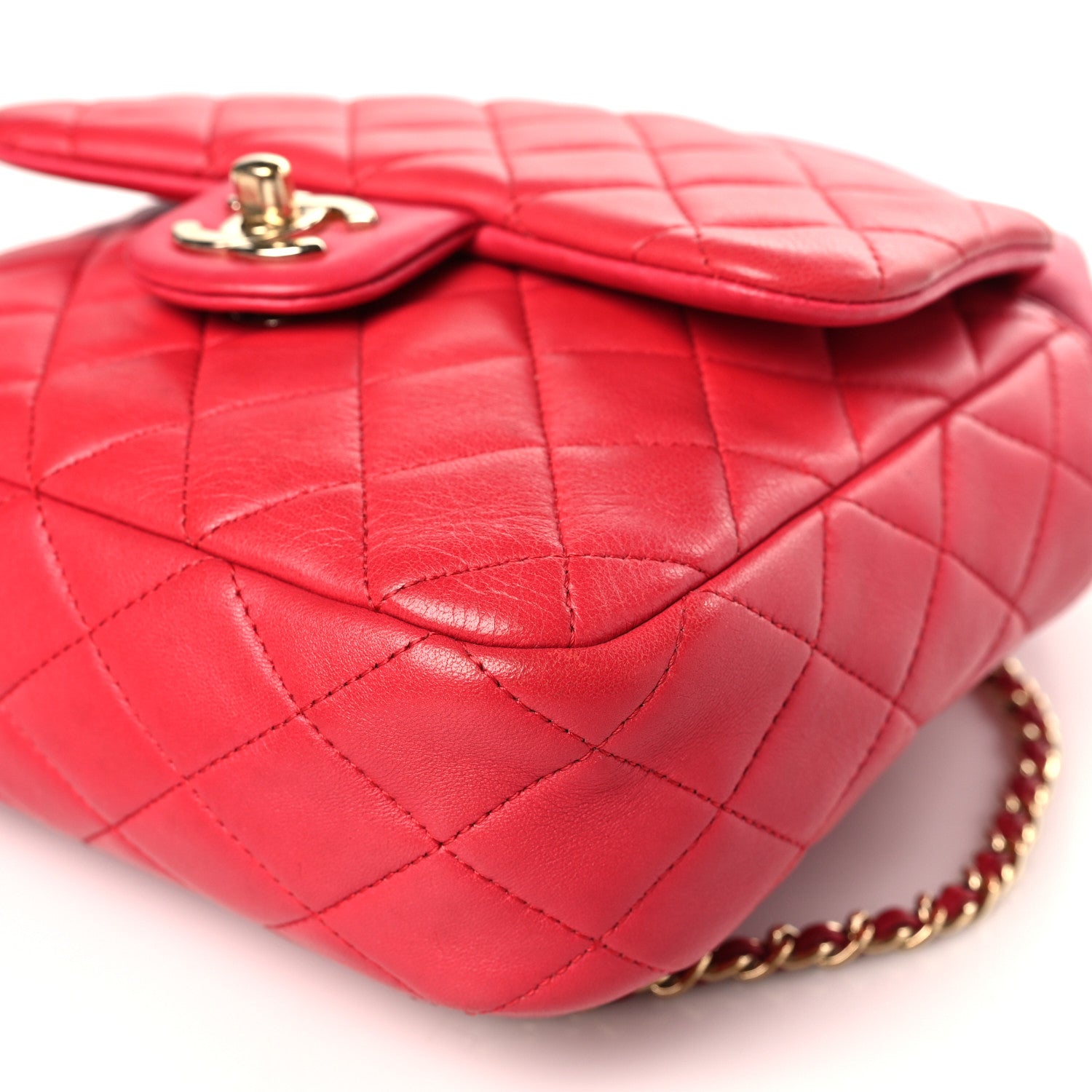 Chanel Lambskin Quilted Small Seoul Backpack Dark Pink 8 of 10