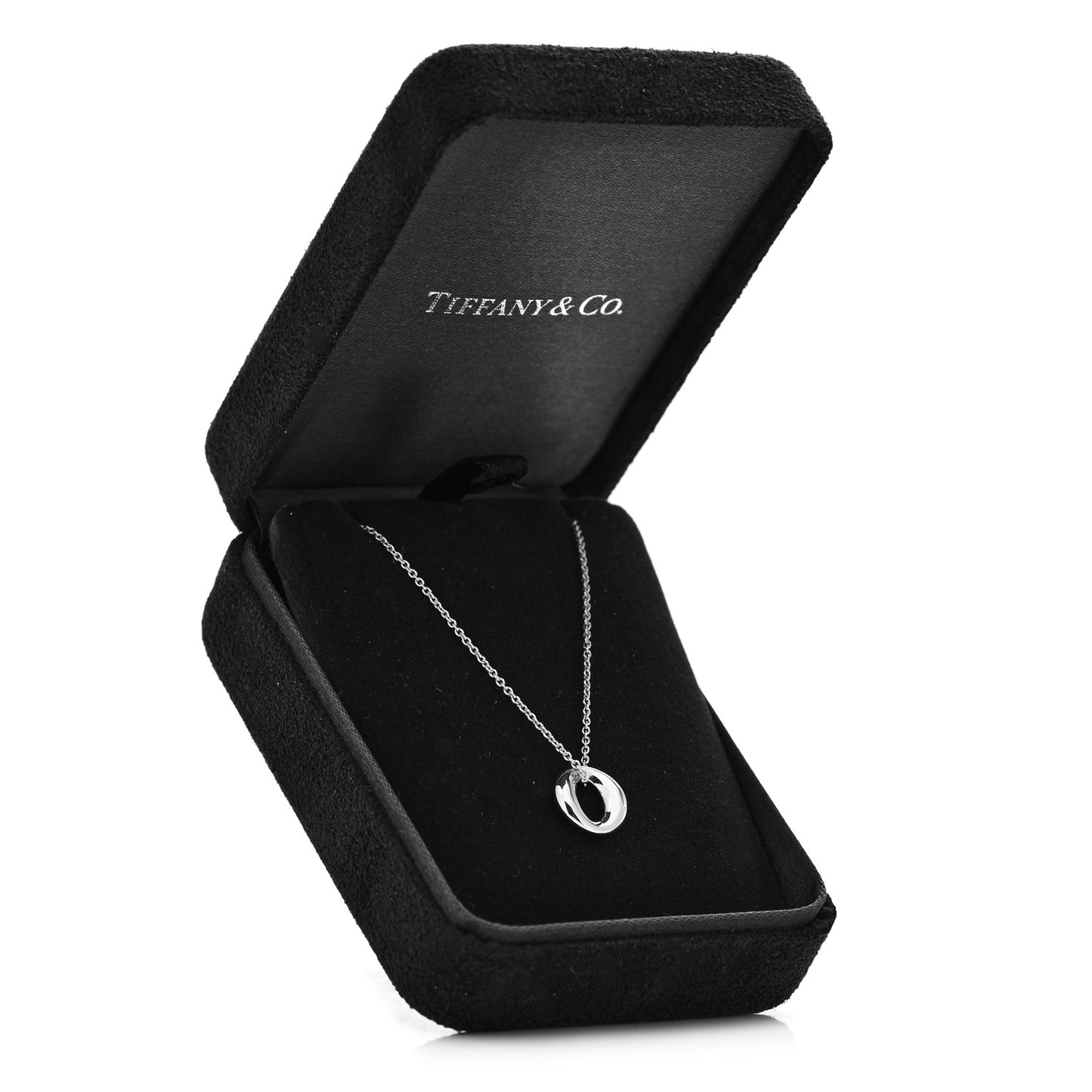 Platinum Elsa Peretti Sevillana Pendant Necklace