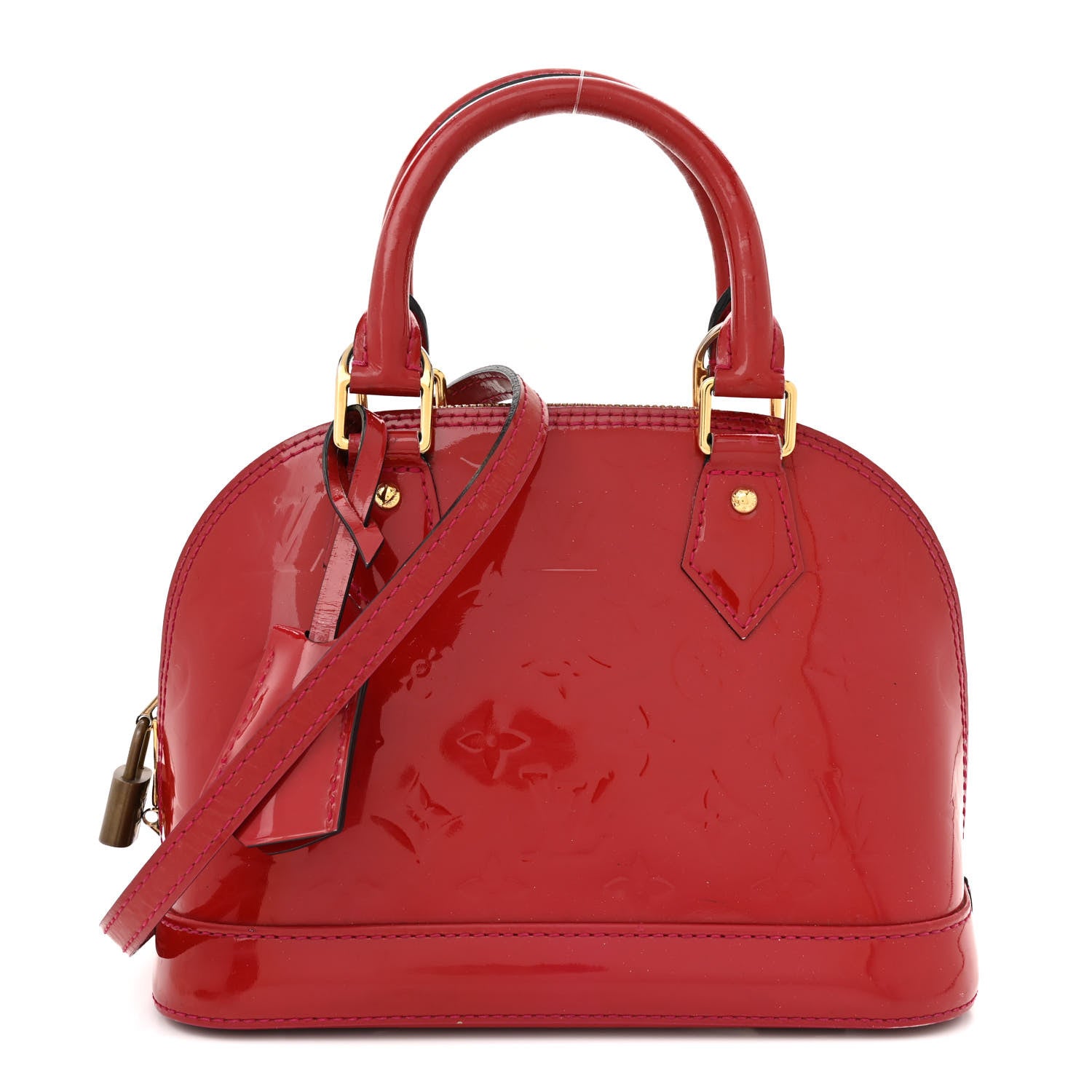 Louis Vuitton Vernis Alma BB Rose Indien 1 of 18