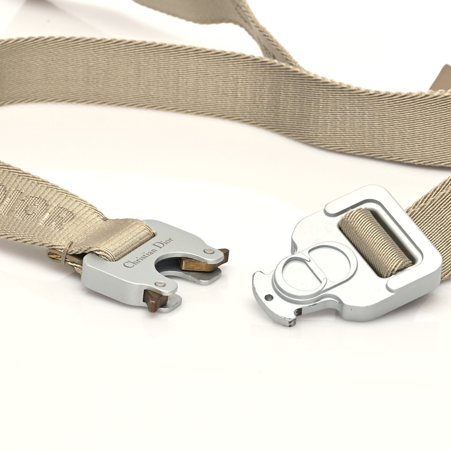 X ALYX CD Canvas CD Buckle Belt 85 Beige