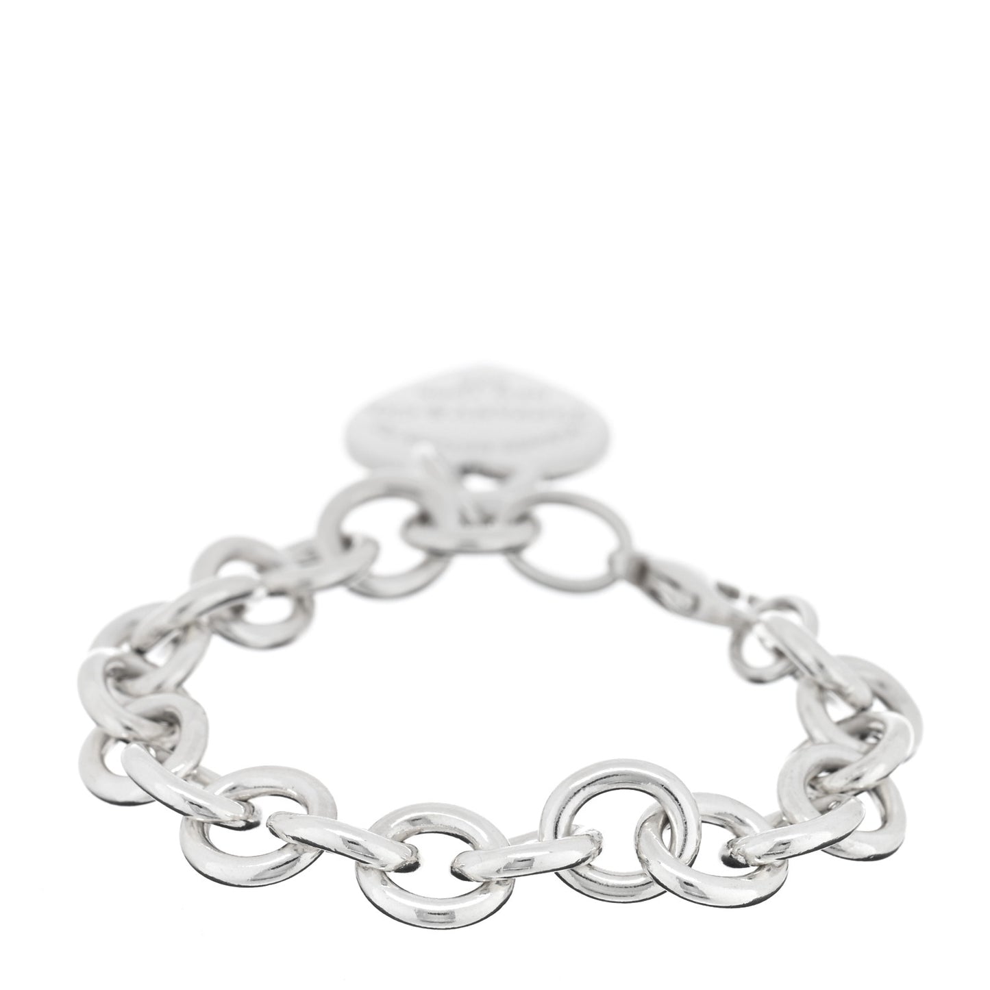 Sterling Silver Return to Tiffany Heart Tag Charm Bracelet
