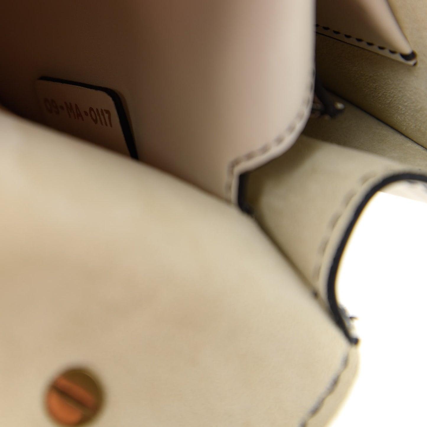 Calfskin J'Adior Chain Flap Bag Off White