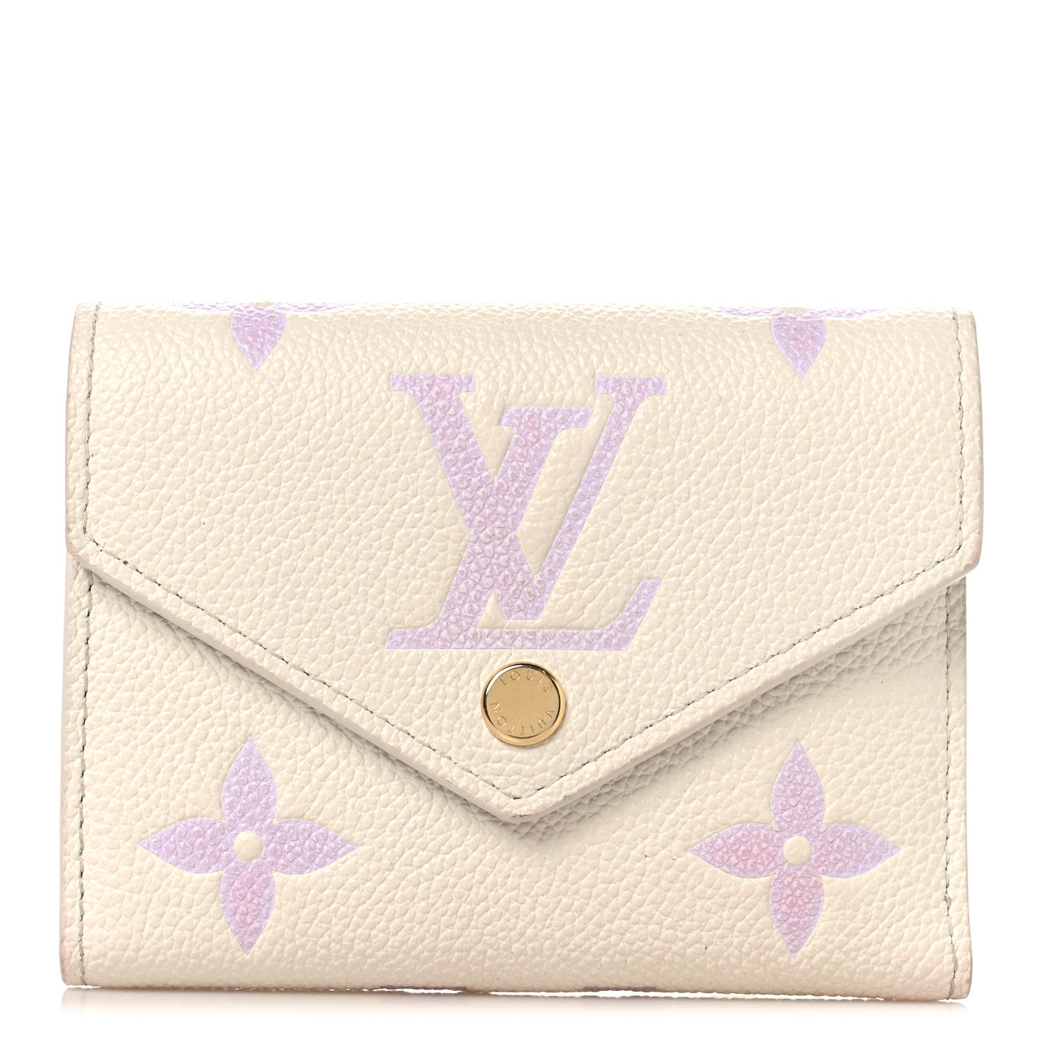 Louis Vuitton Empreinte Monogram Giant Victorine Wallet Latte