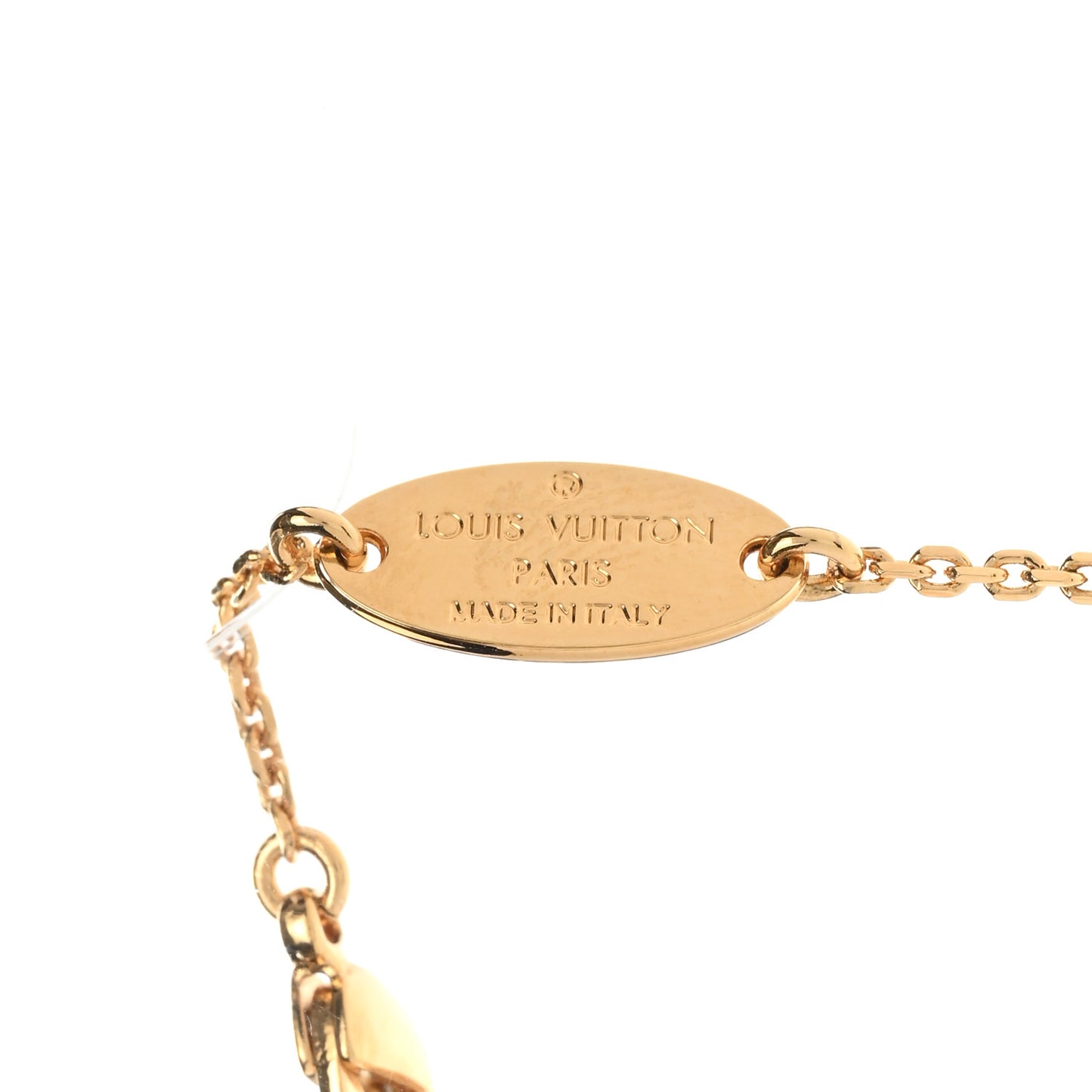 LV And Me Letter J Necklace Gold