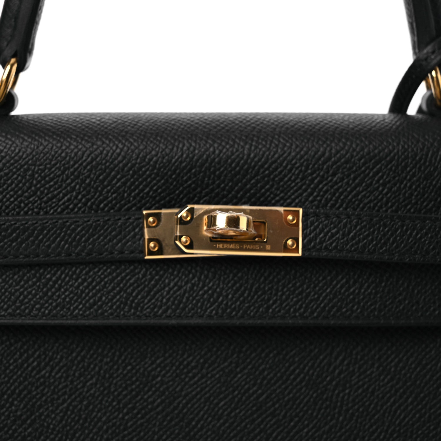 Hermes Epsom Kelly Sellier 25 Black 12 of 13