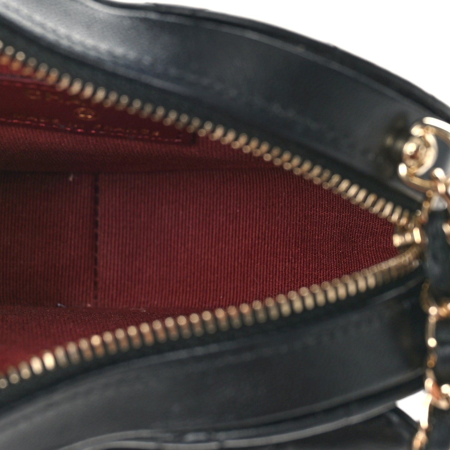 Lambskin Quilted CC In Love Heart Clutch Black