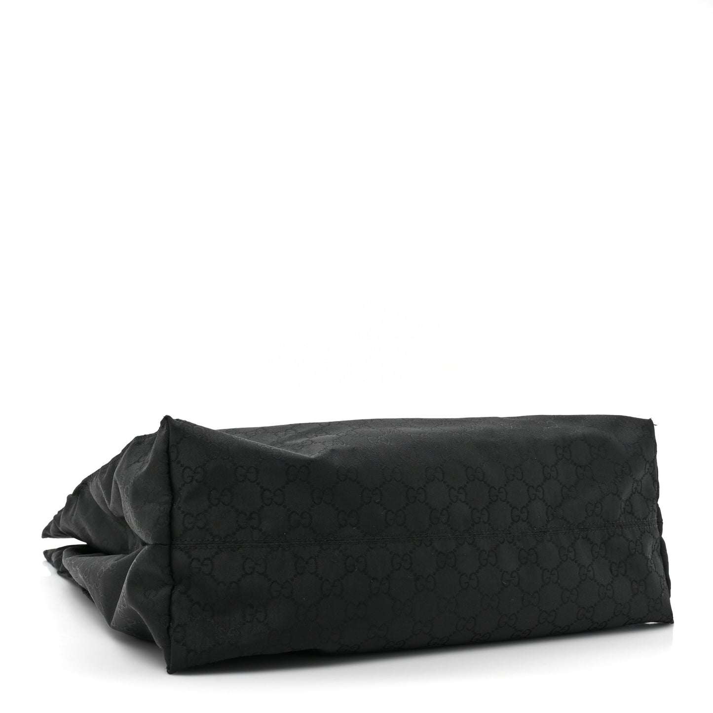 Nylon Monogram Vertical Tote Black