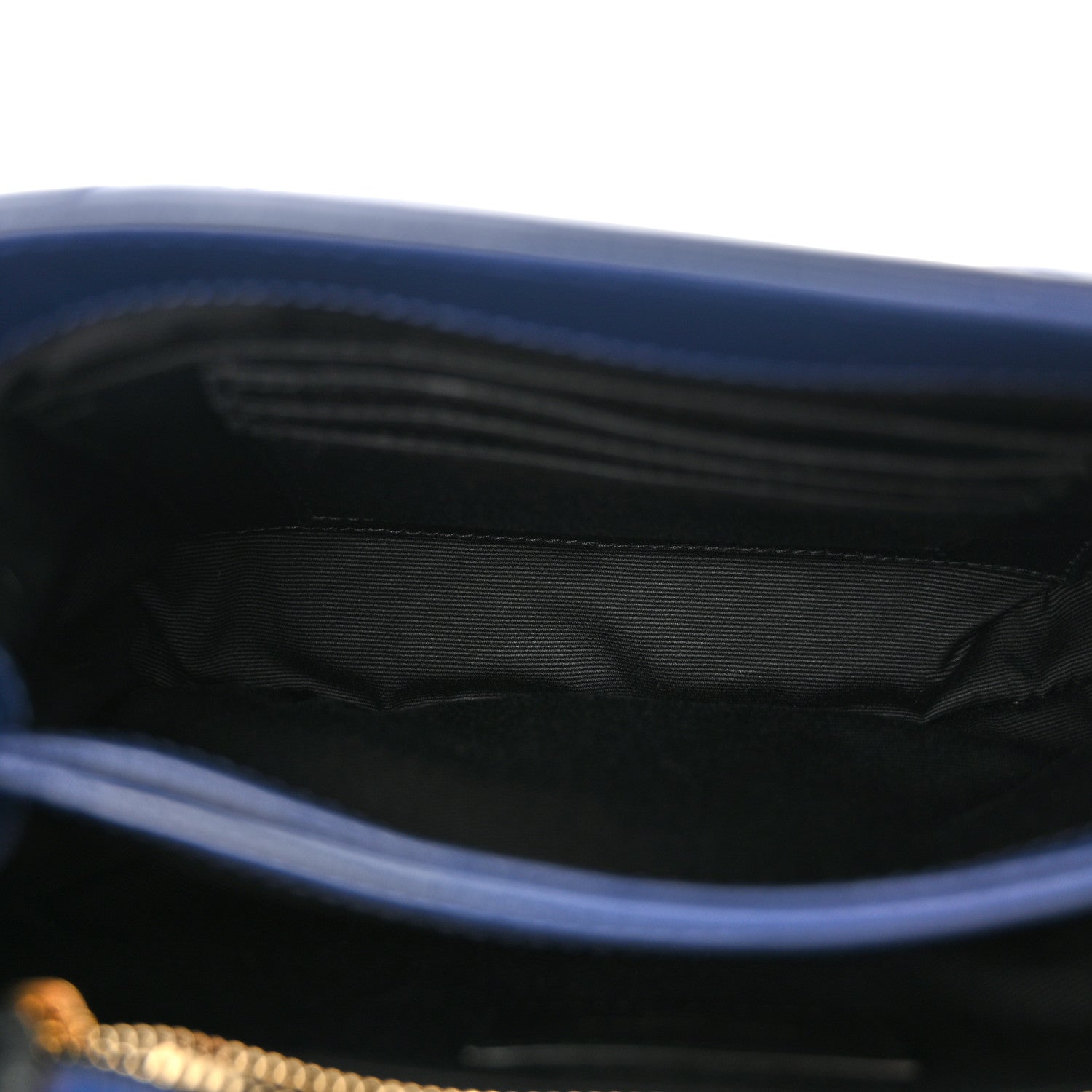 Saint Laurent Calfskin Y Quilted Monogram Toy Loulou Crossbody Bag New Cobalt 5 of 11