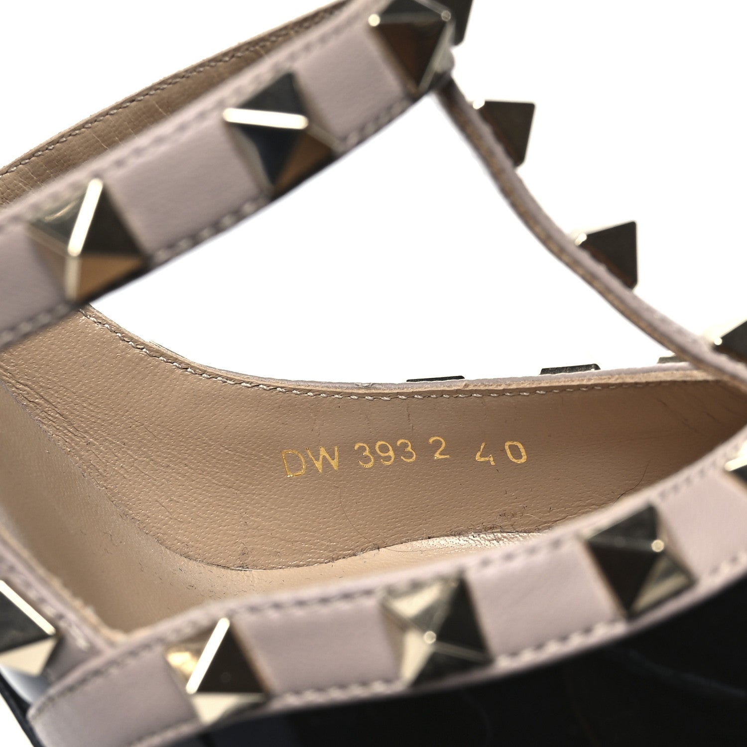 Valentino Garavani Patent Nappa Rockstud Ankle Strap 100mm Pumps 40 Black Poudre 8 of 10