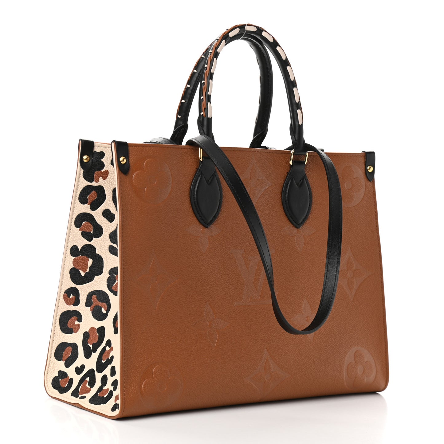Empreinte Monogram Giant Wild At Heart Onthego MM Caramel