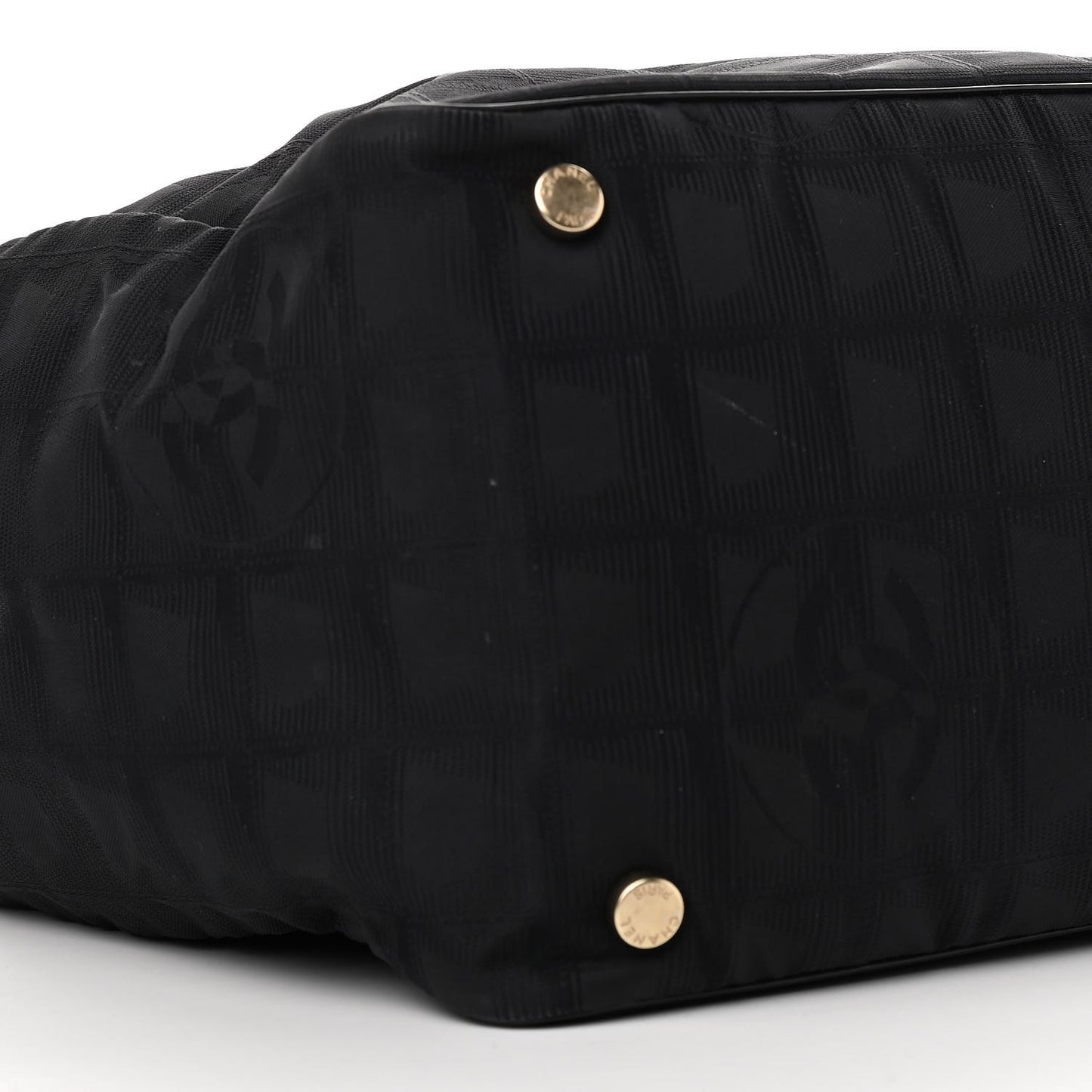 Nylon Medium Travel Tote Black