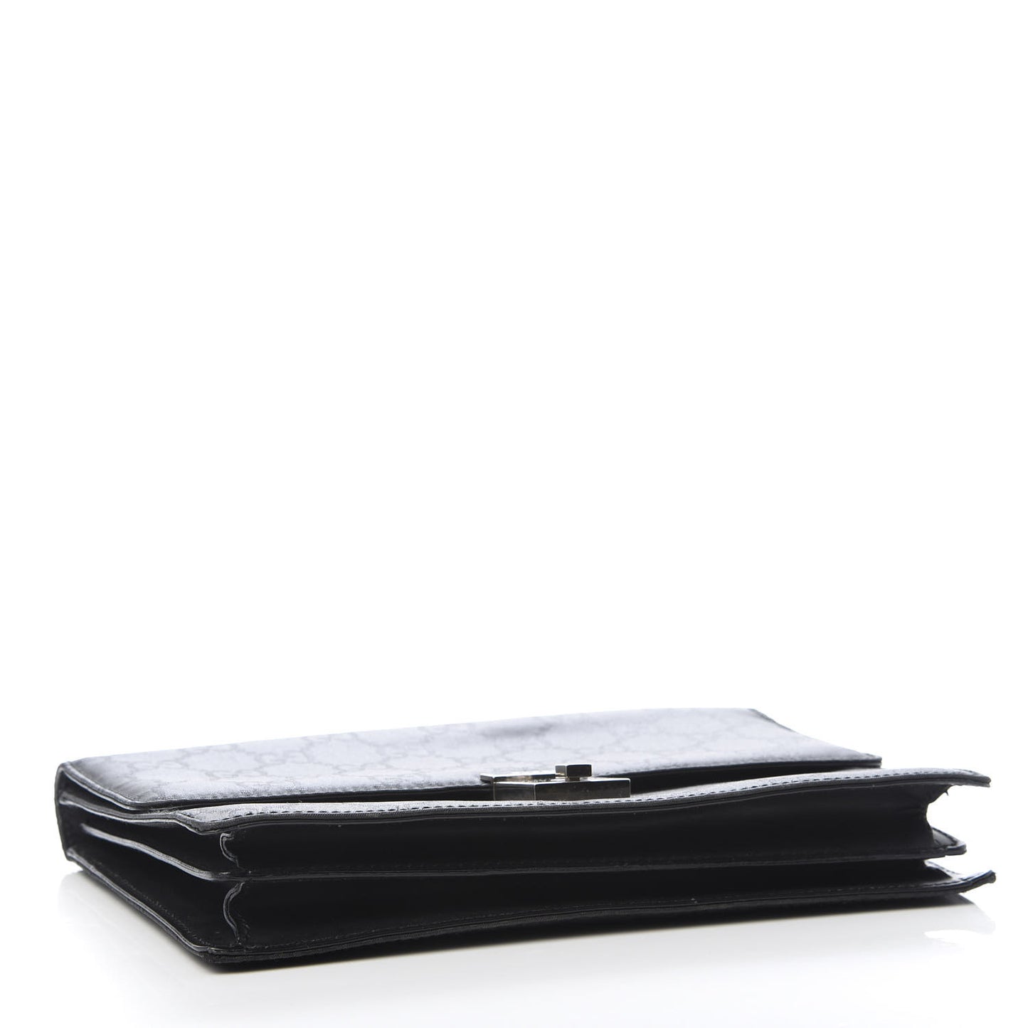 Monogram Wristlet Clutch Black