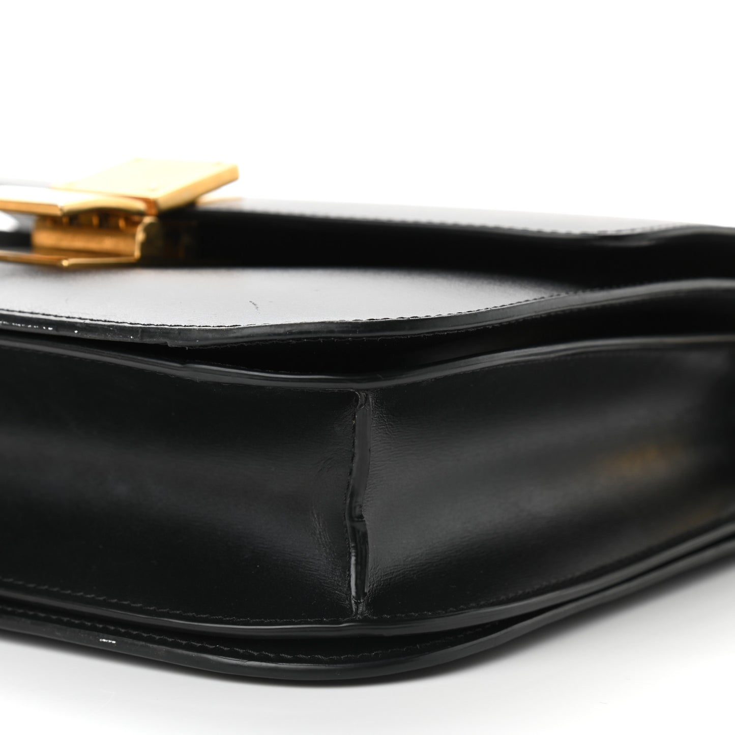 Box Calfskin Medium Classic Box Flap Black