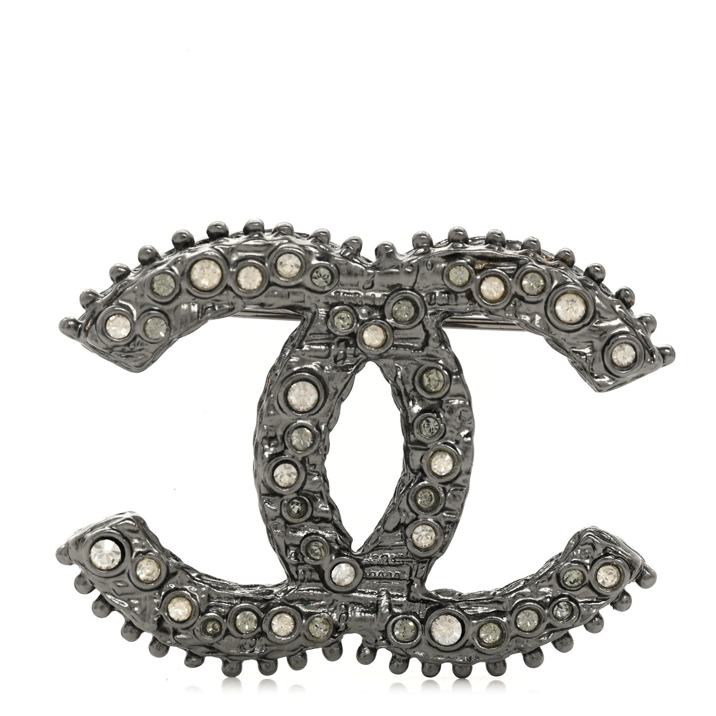 Ruthenium Crystal CC Brooch