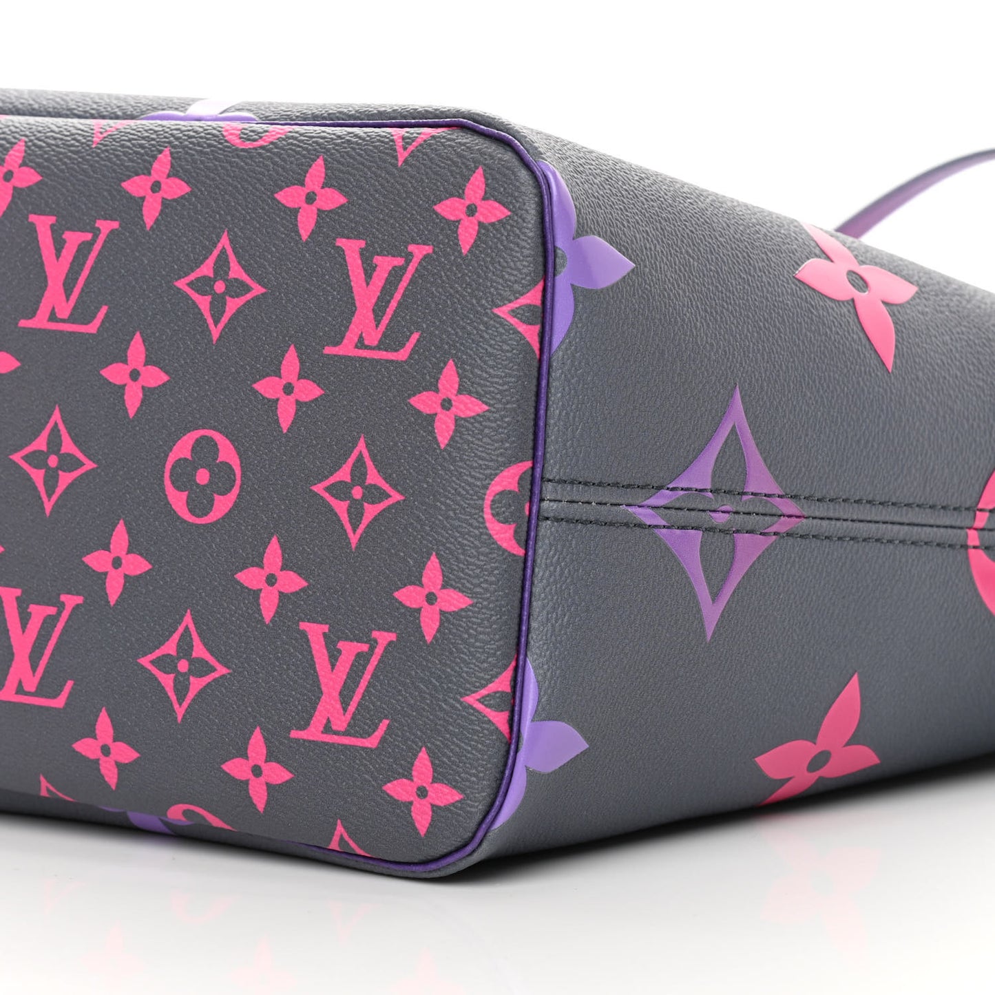 Monogram Giant Spring In The City Neverfull MM Midnight Fuchsia