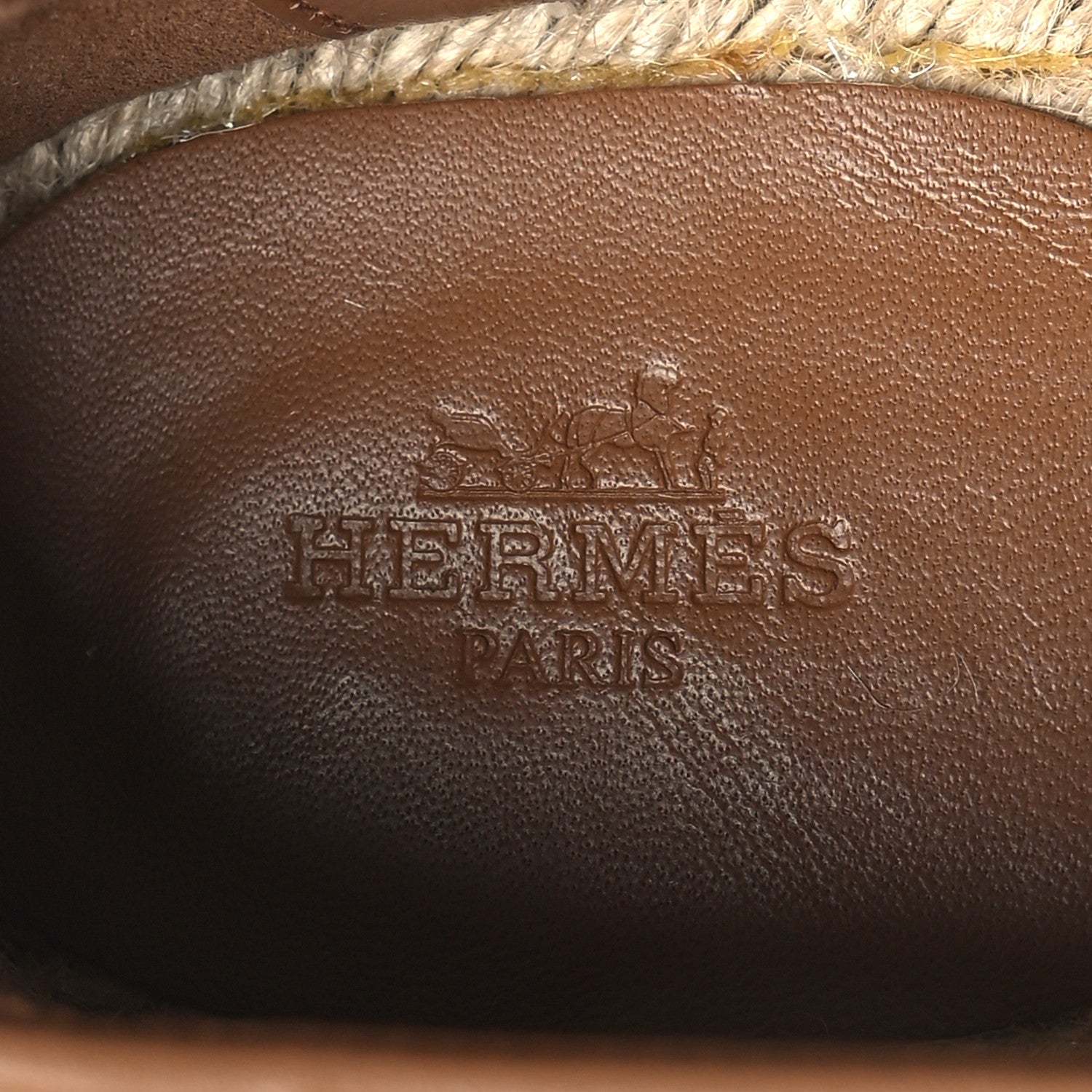 Hermes Calfskin Mens Trip Espadrilles 43 Naturel Safari 8 of 9