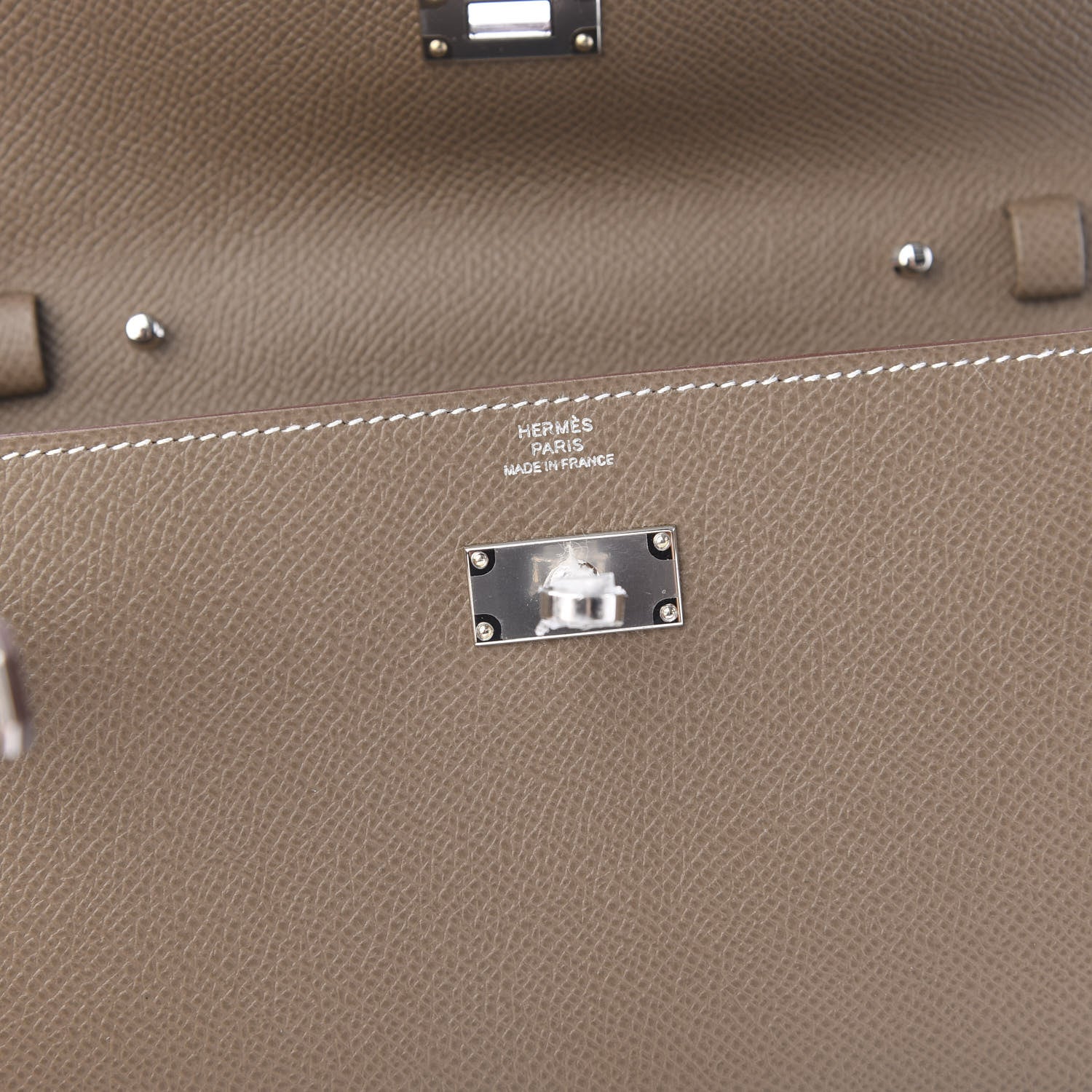 Hermes Epsom Kelly Wallet To Go Etoupe 7 of 9