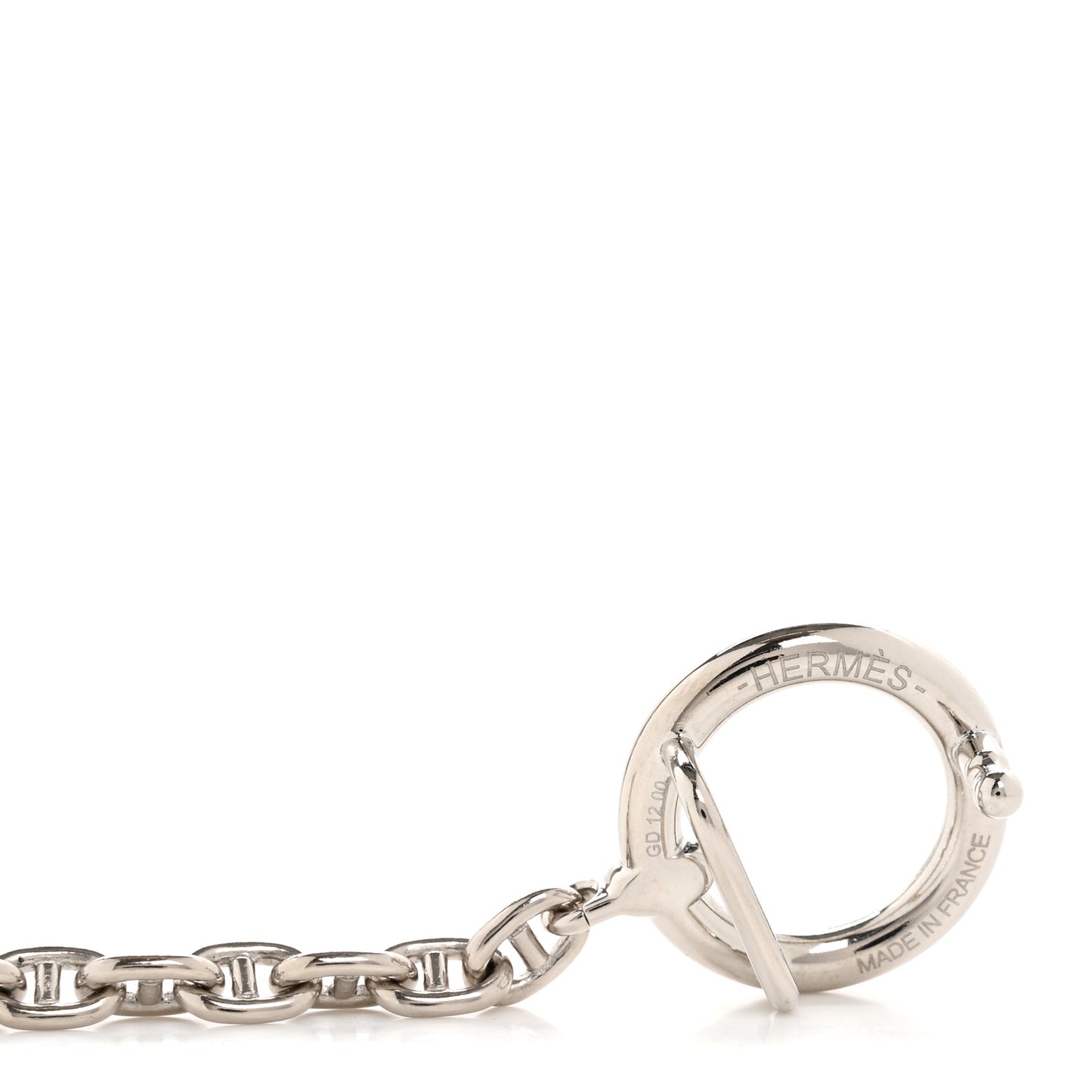 Palladium Carrousel 13mm Belt Buckle Silver