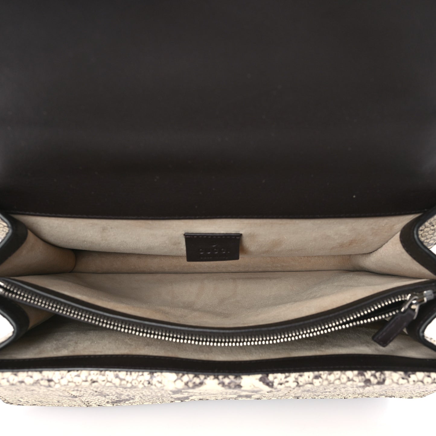 GG Supreme Monogram Snakeskin Crystal Embroidered Medium Dionysus Shoulder Bag