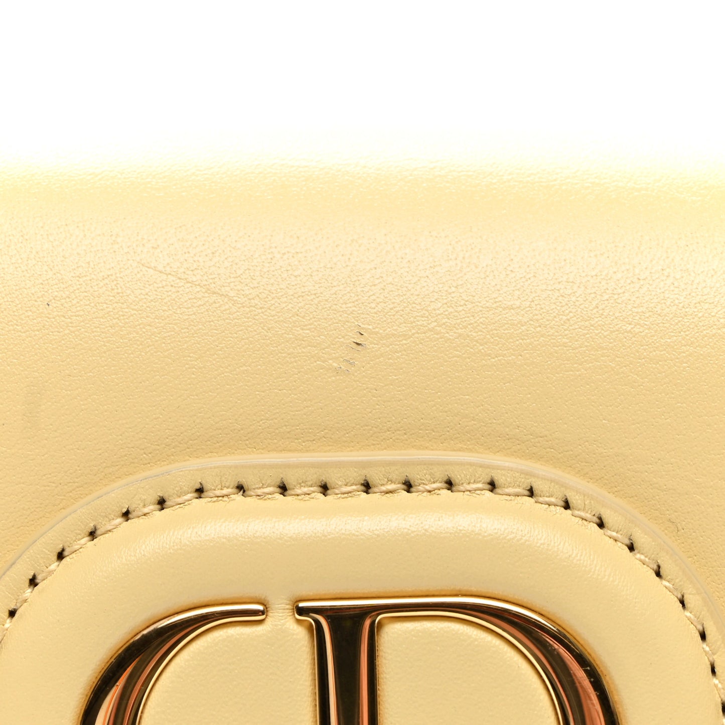 Box Calfskin East West Bobby Bag Soft Yellow