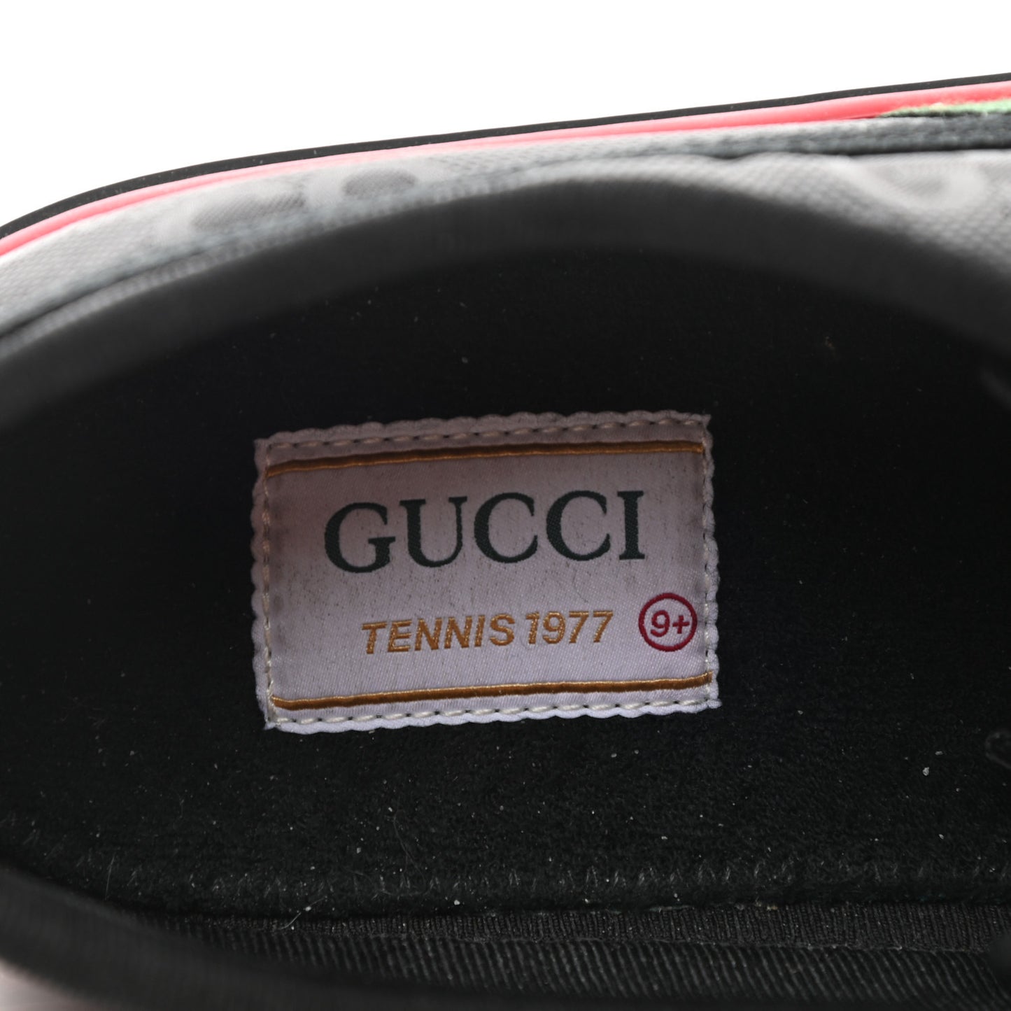 Econyl Nylon Web Monogram Off The Grid Mens 1977 Tennis Sneakers 9.5 Black