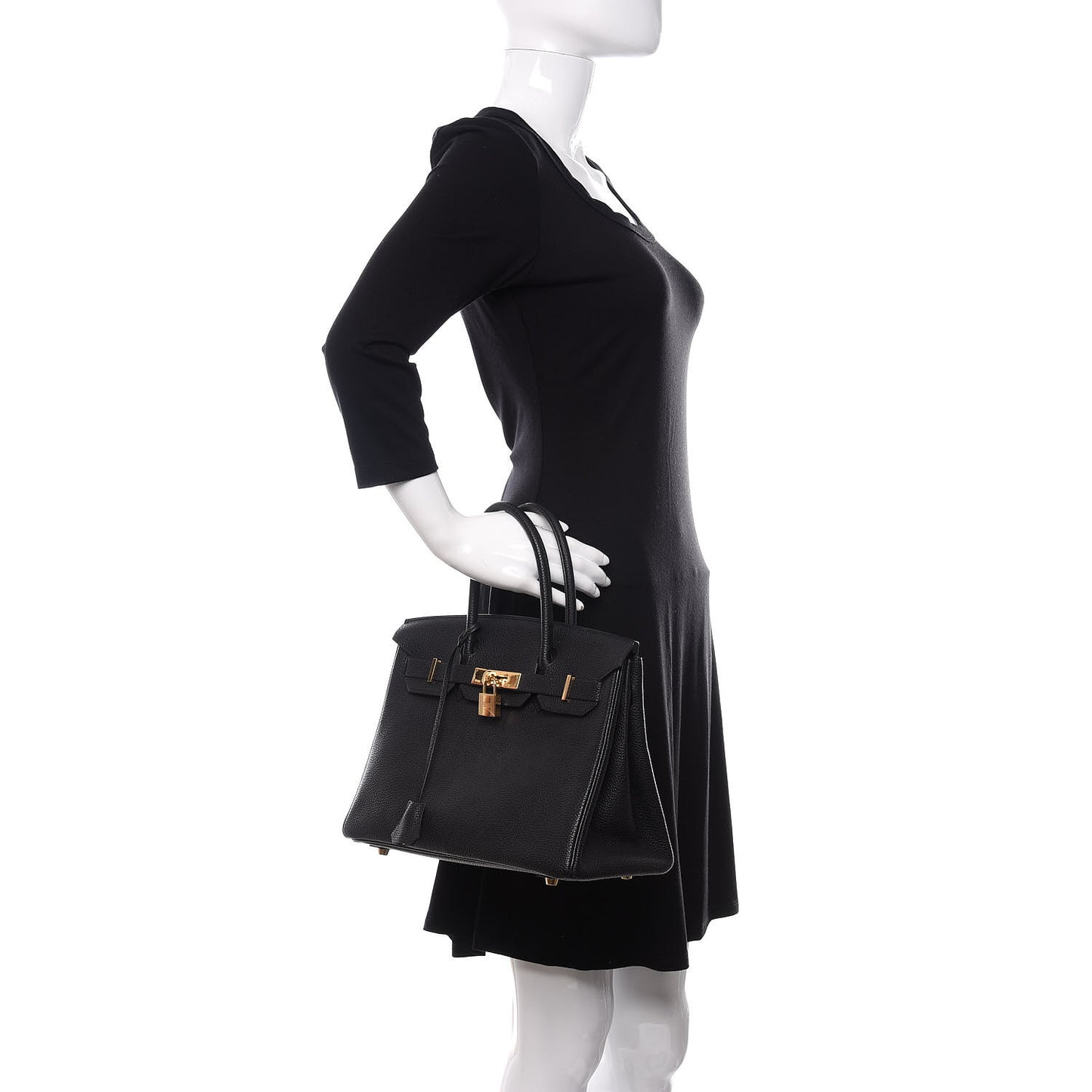 Togo Birkin 30 Black