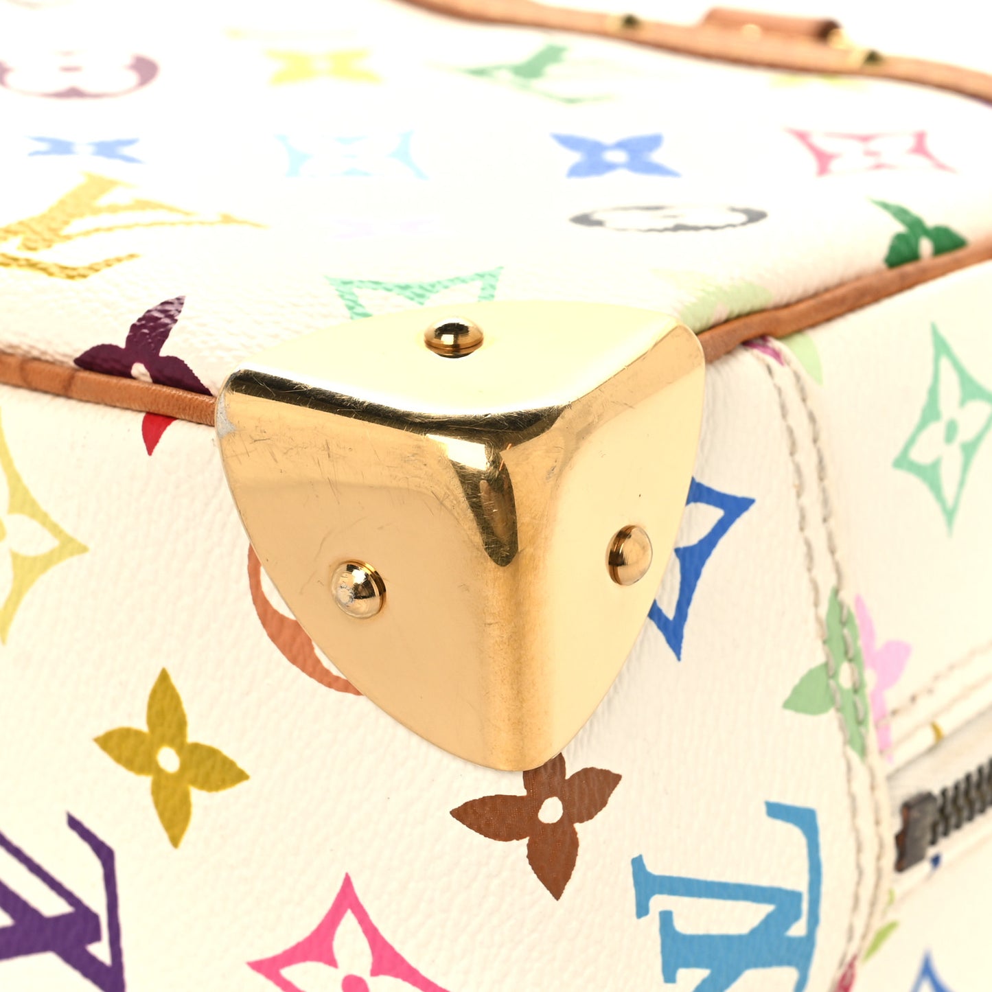 Monogram Multicolor Trouville White