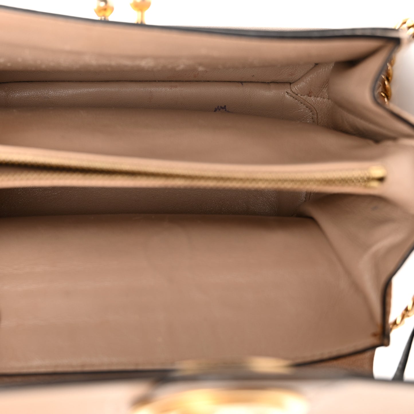 Goatskin Medium Mily Shoulder Bag Biscotti Beige