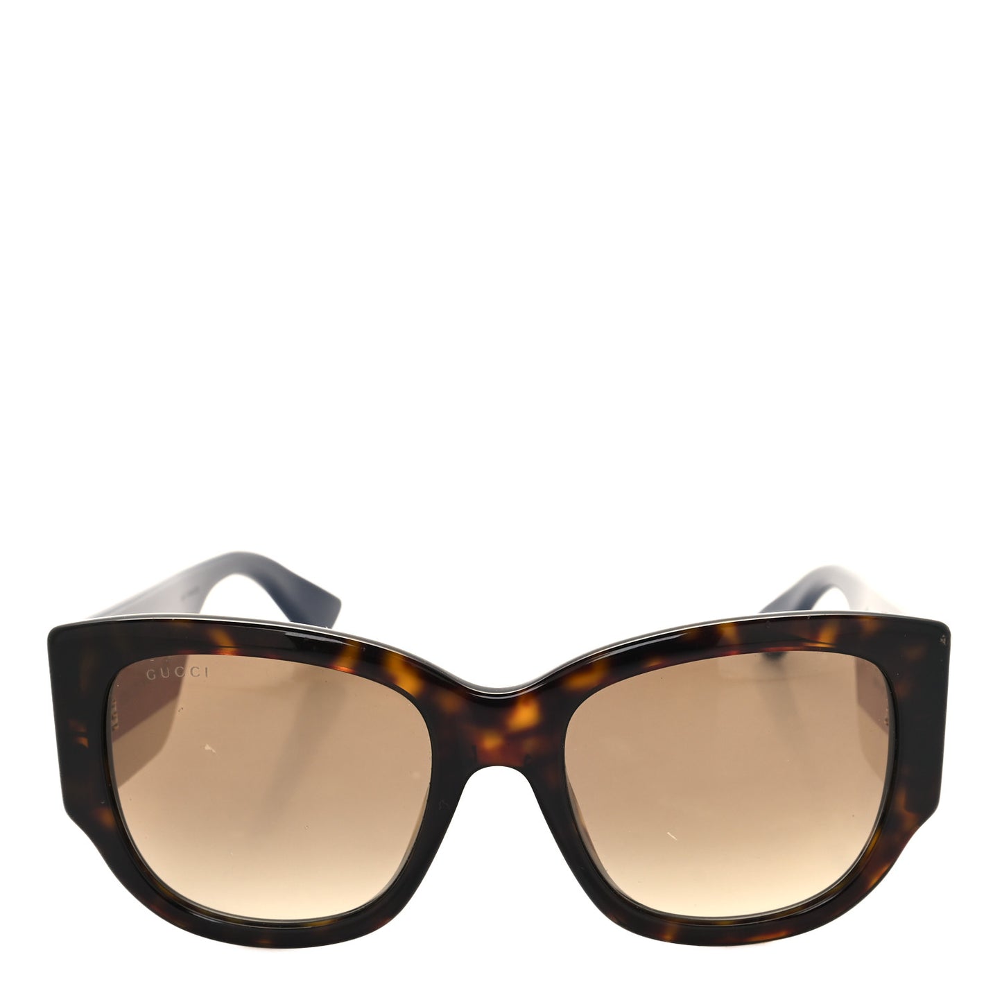 Acetate Web Oversized Frame Rectangle Sunglasses GG0276S Tortoiseshell