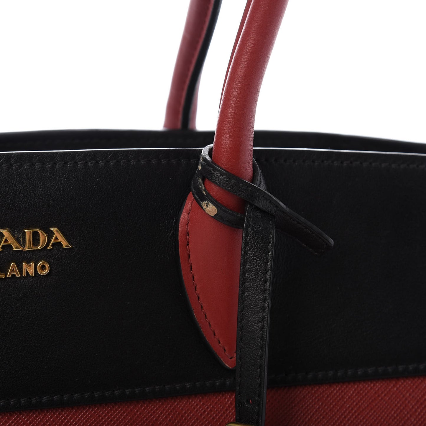 Saffiano City Calf Medium Esplanade Tote Fuoco Black