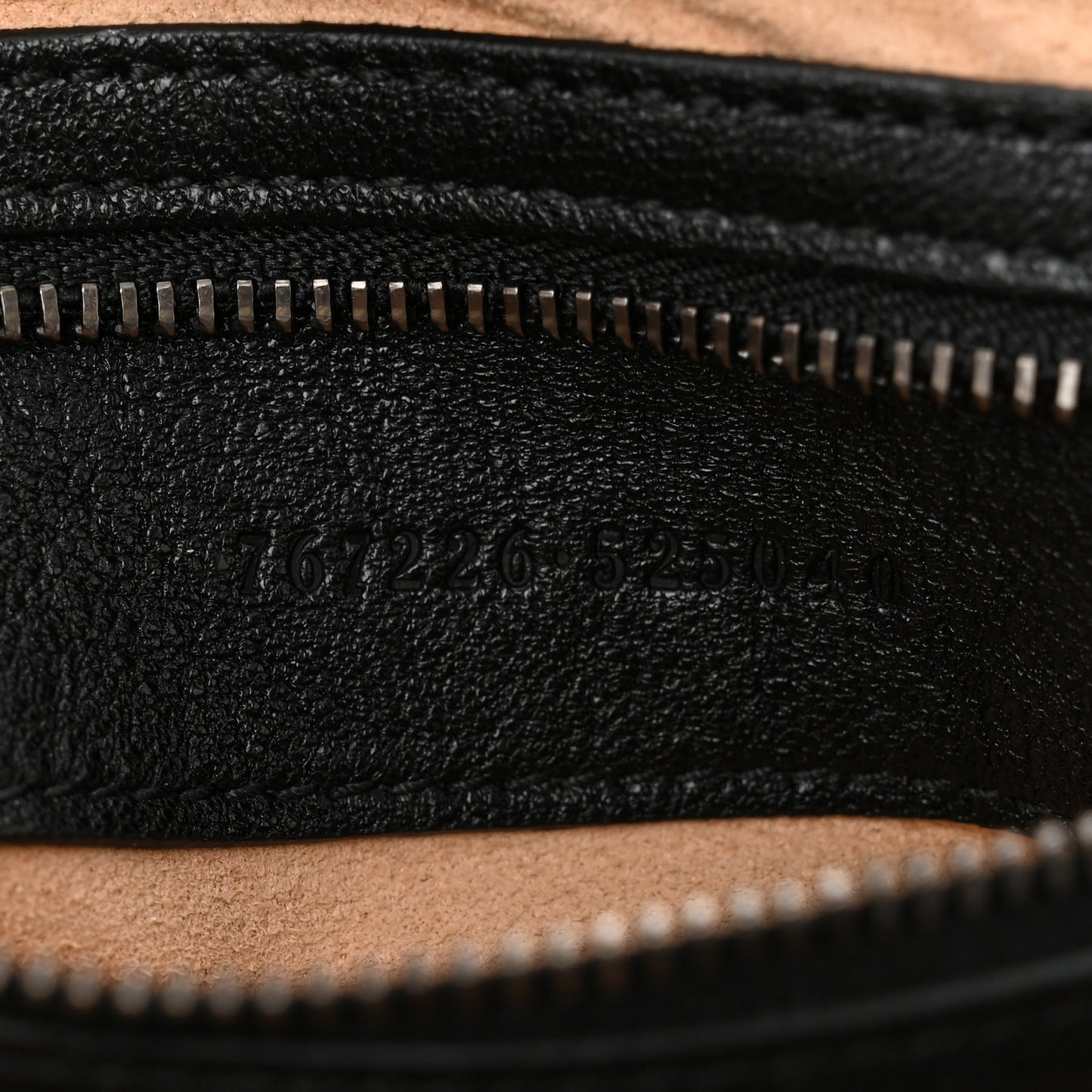 Goatskin Small GG Monochrome Aphrodite Shoulder Bag Black