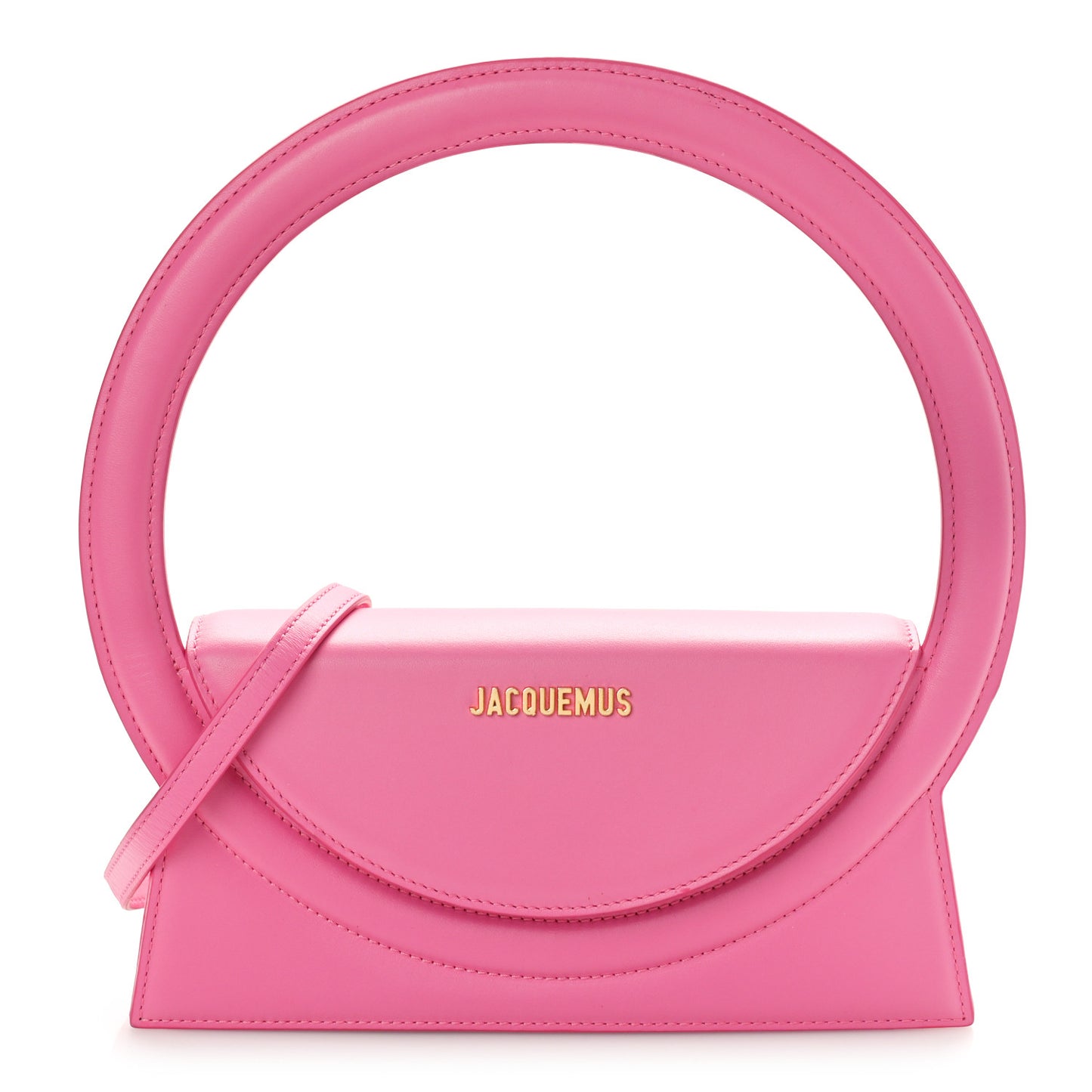 Smooth Calfskin Le Sac Rond Pink