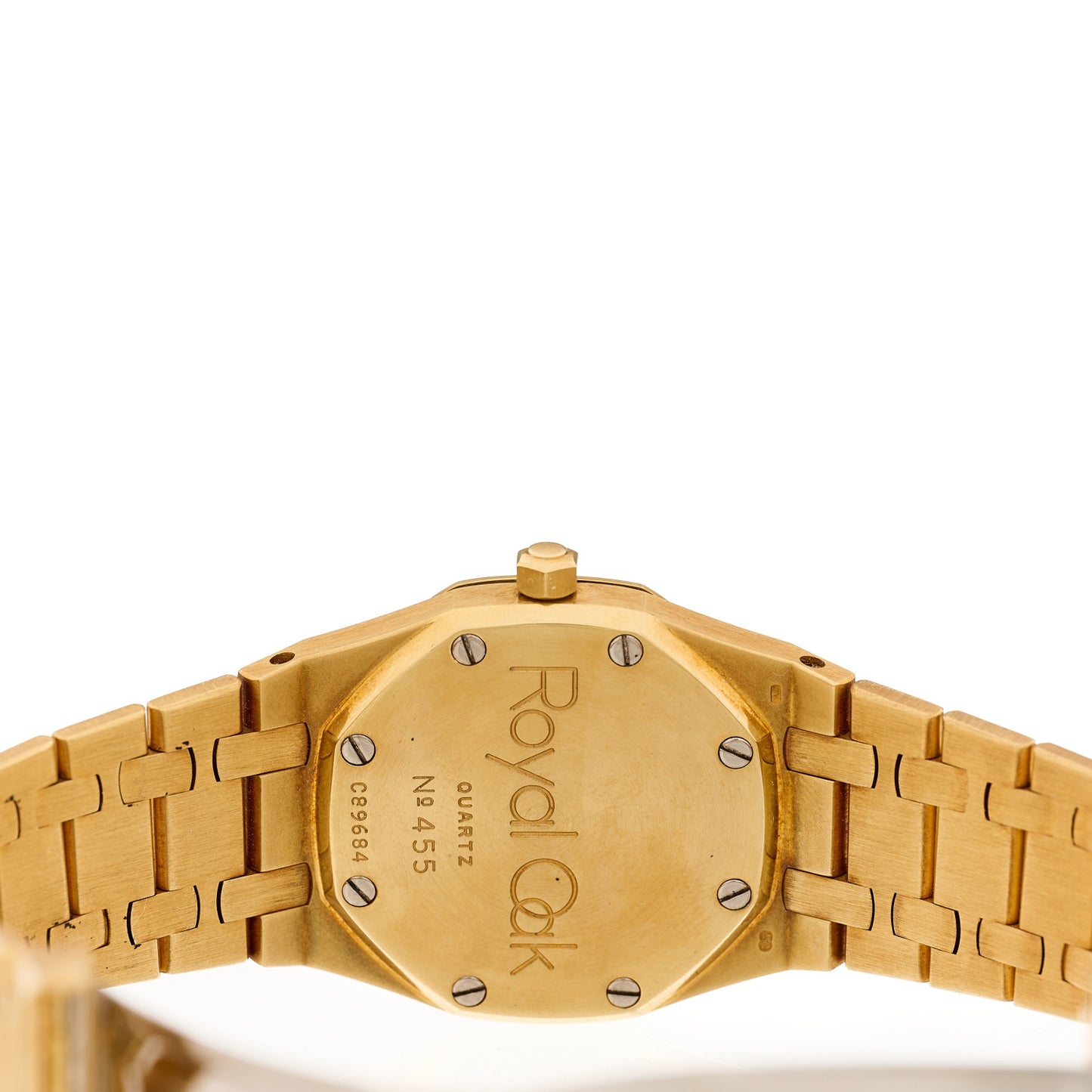 18K Yellow Gold Diamond 30mm Royal Oak Quartz Watch 6008.BA.484