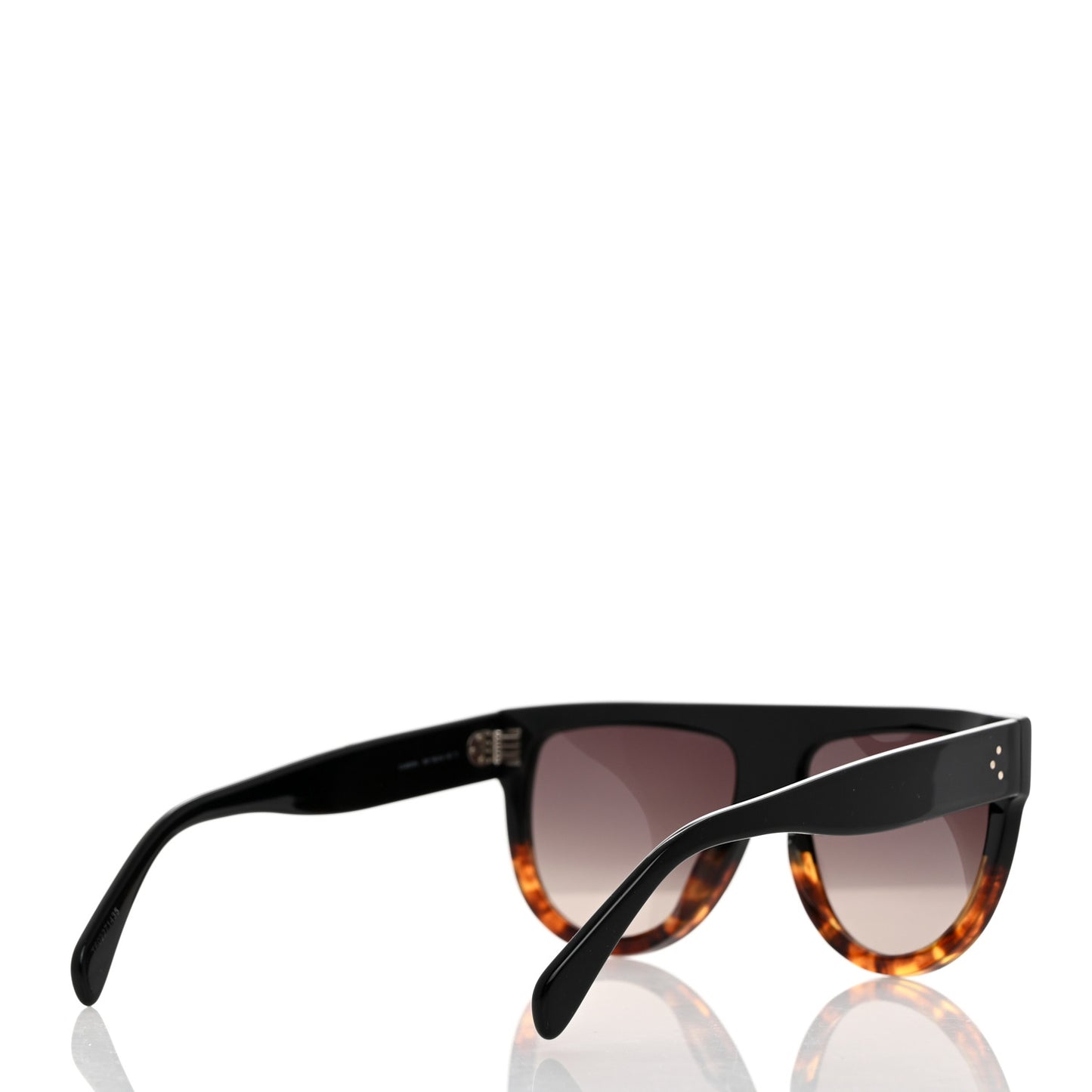 Acetate Aviator Sunglasses CL 40001 Black Havana