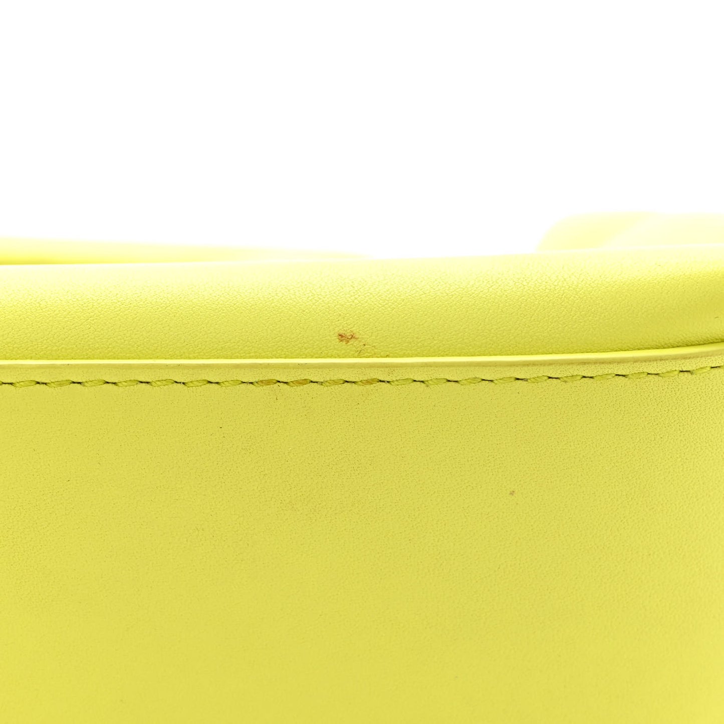 Calfskin Small The Point Triangle Bag Seagrass