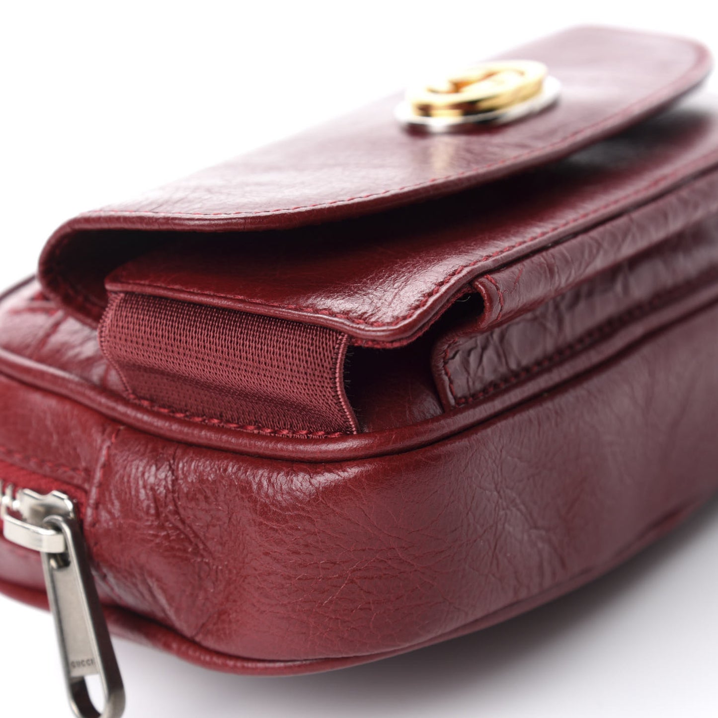 Cracked Calfskin Morpheus Belt Bag 90 36 Red