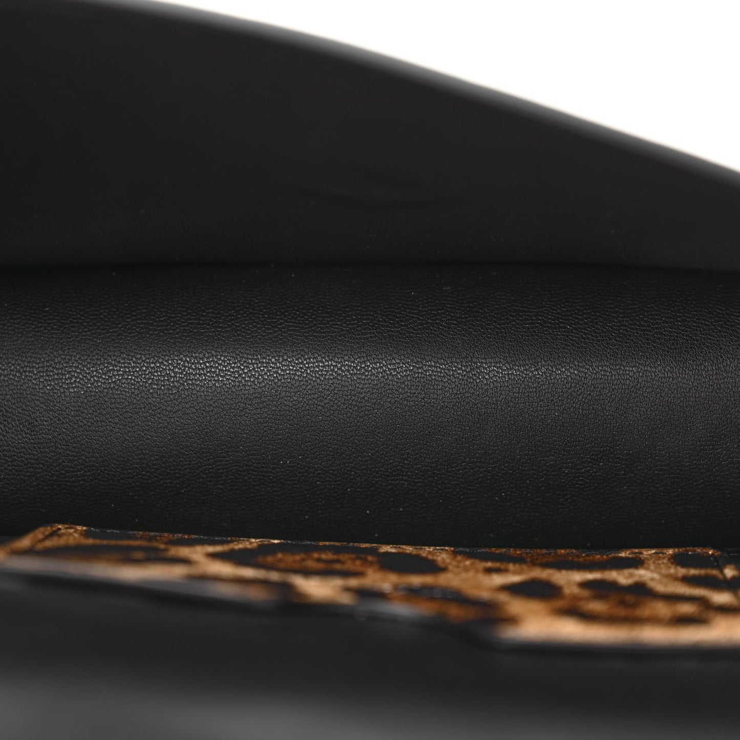 Patent Leopard Print Skull Mini Crossbody Bag