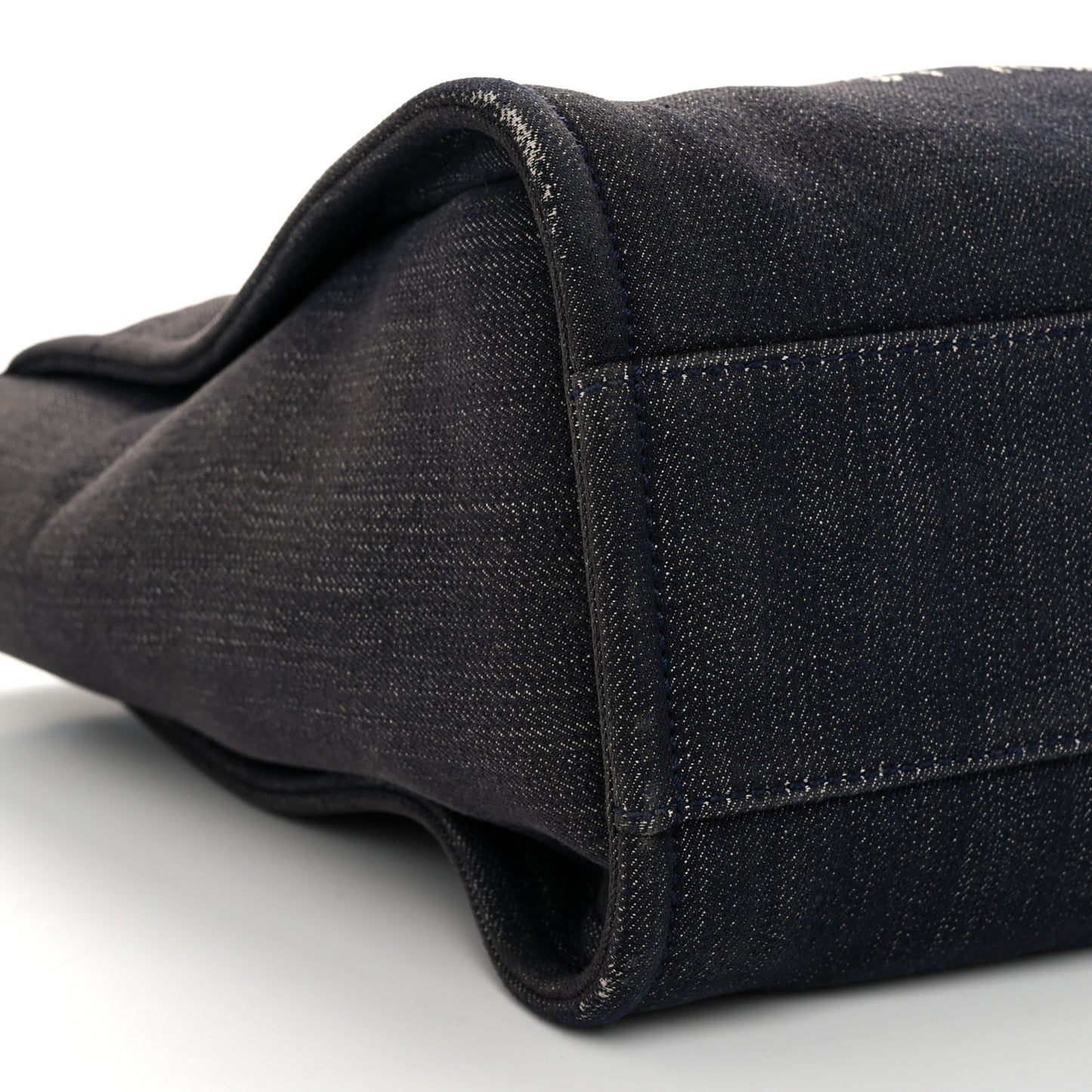 Denim Small Deauville Tote Dark Blue