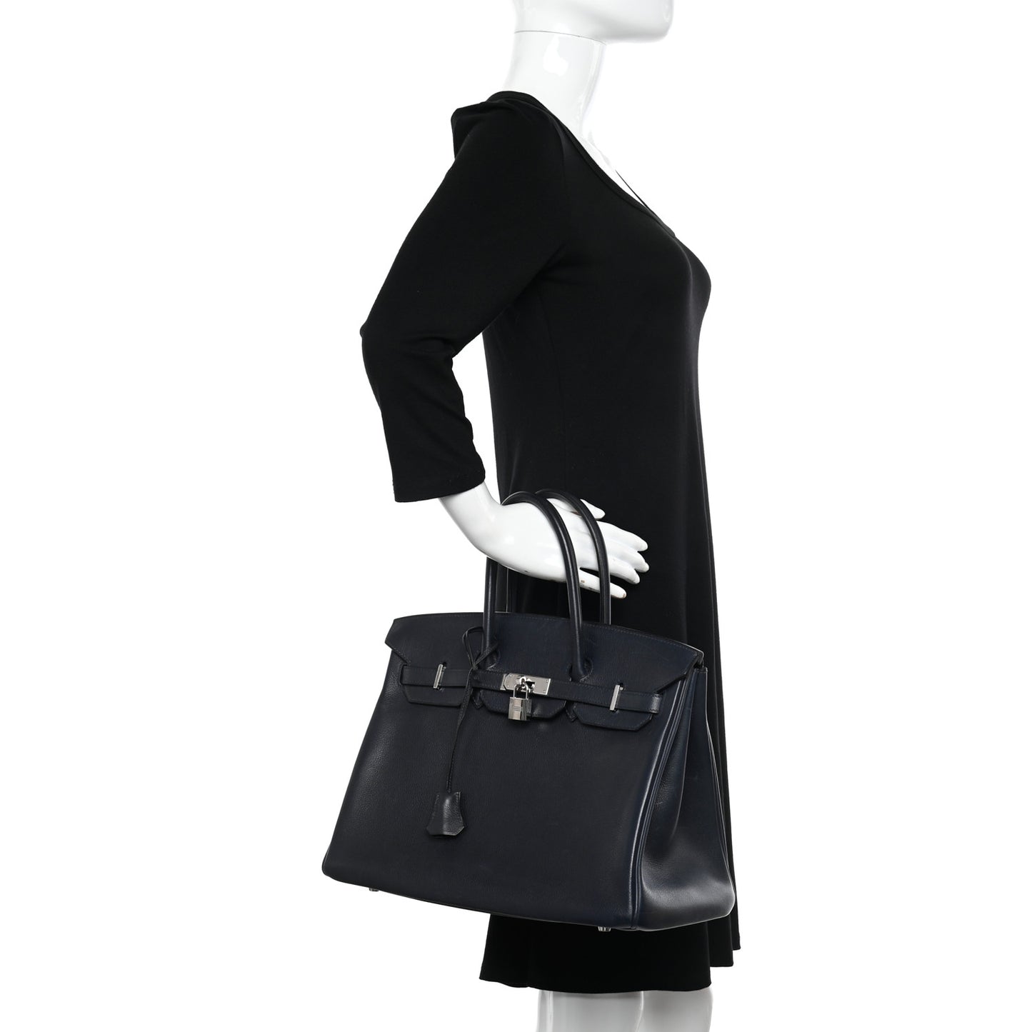 Evergrain Birkin 35 Bleu Indigo