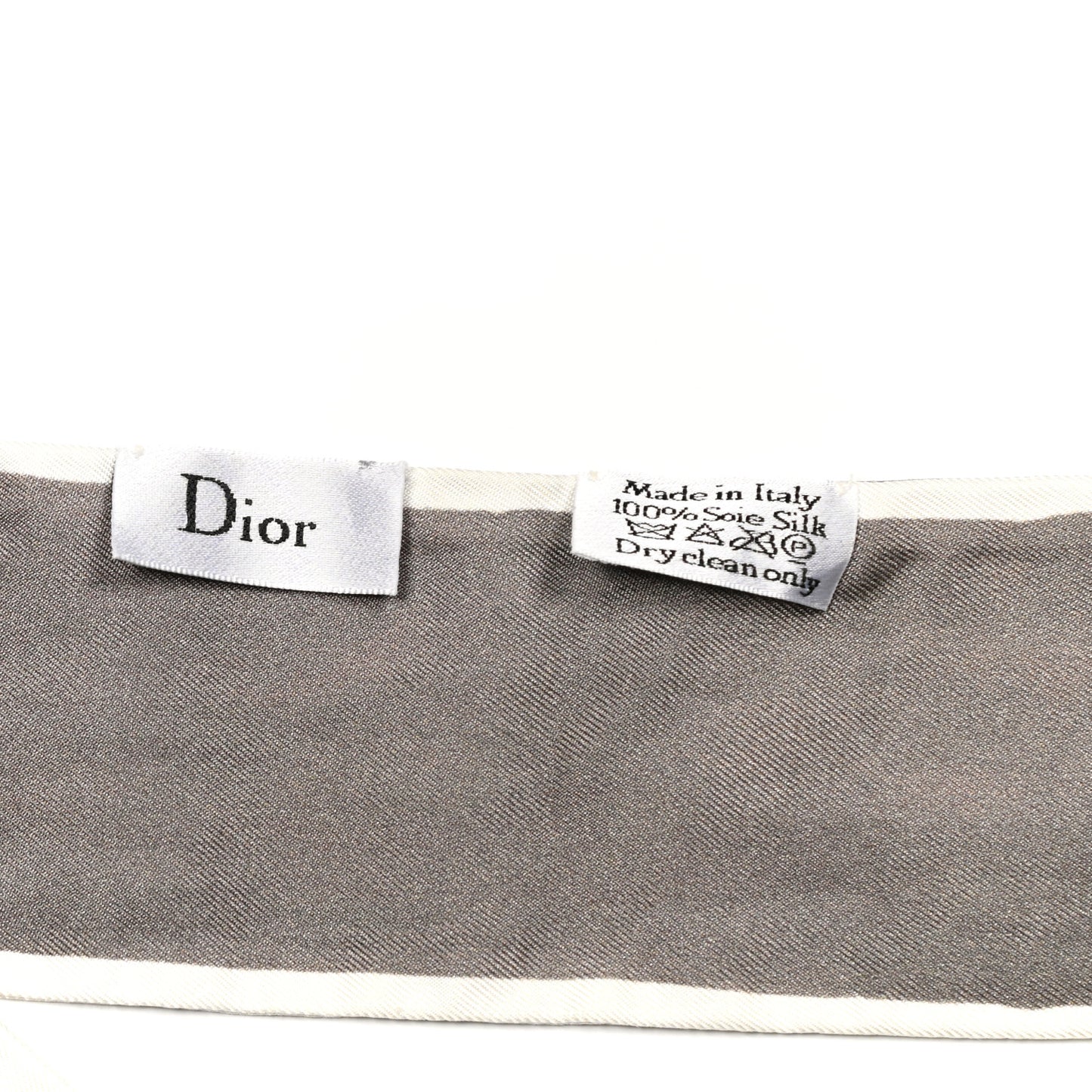 Silk ABCDior Mitzah G Scarf Grey