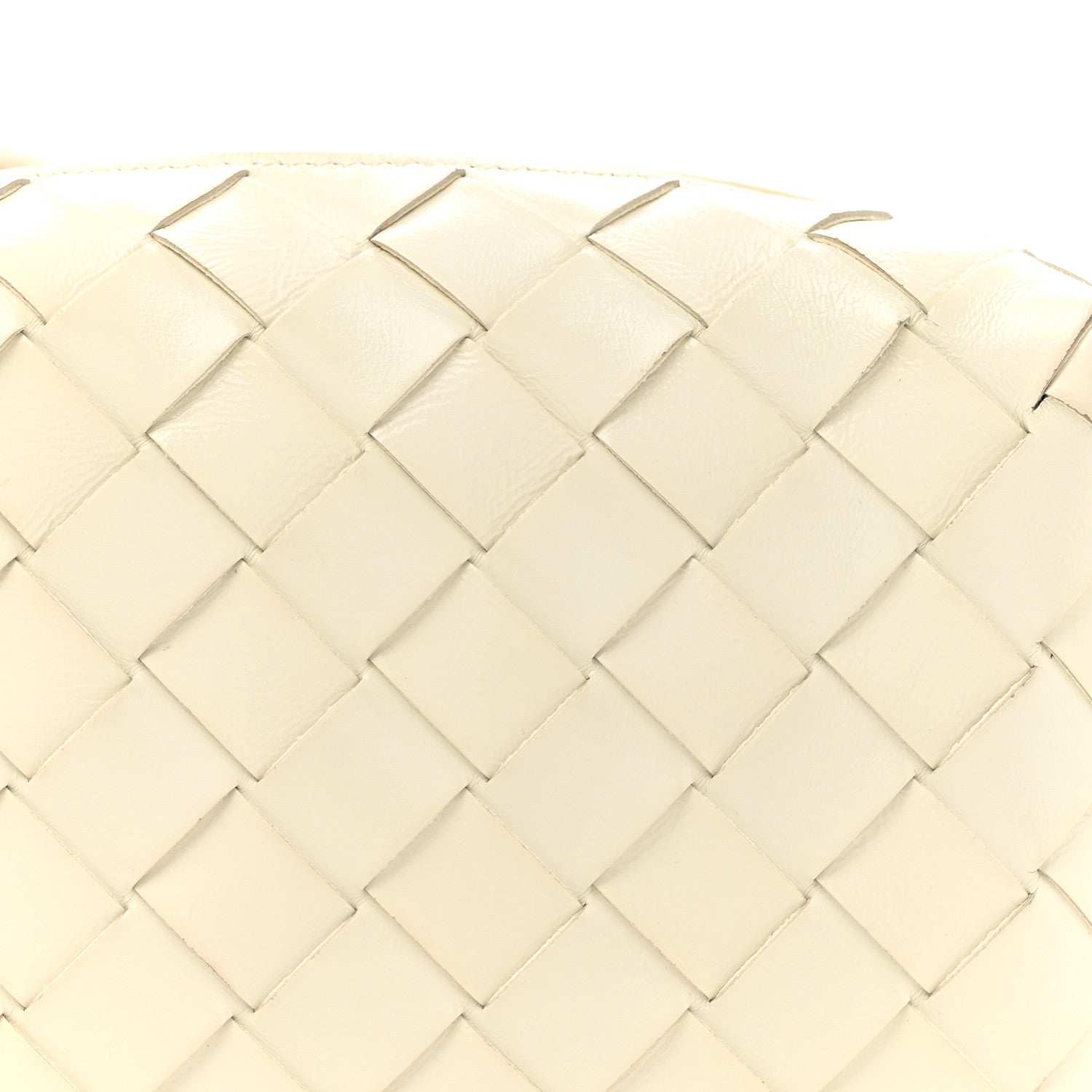 Bottega Veneta Nappa Intrecciato Metallic Knot Mini Loop Camera Bag Bone 7 of 9