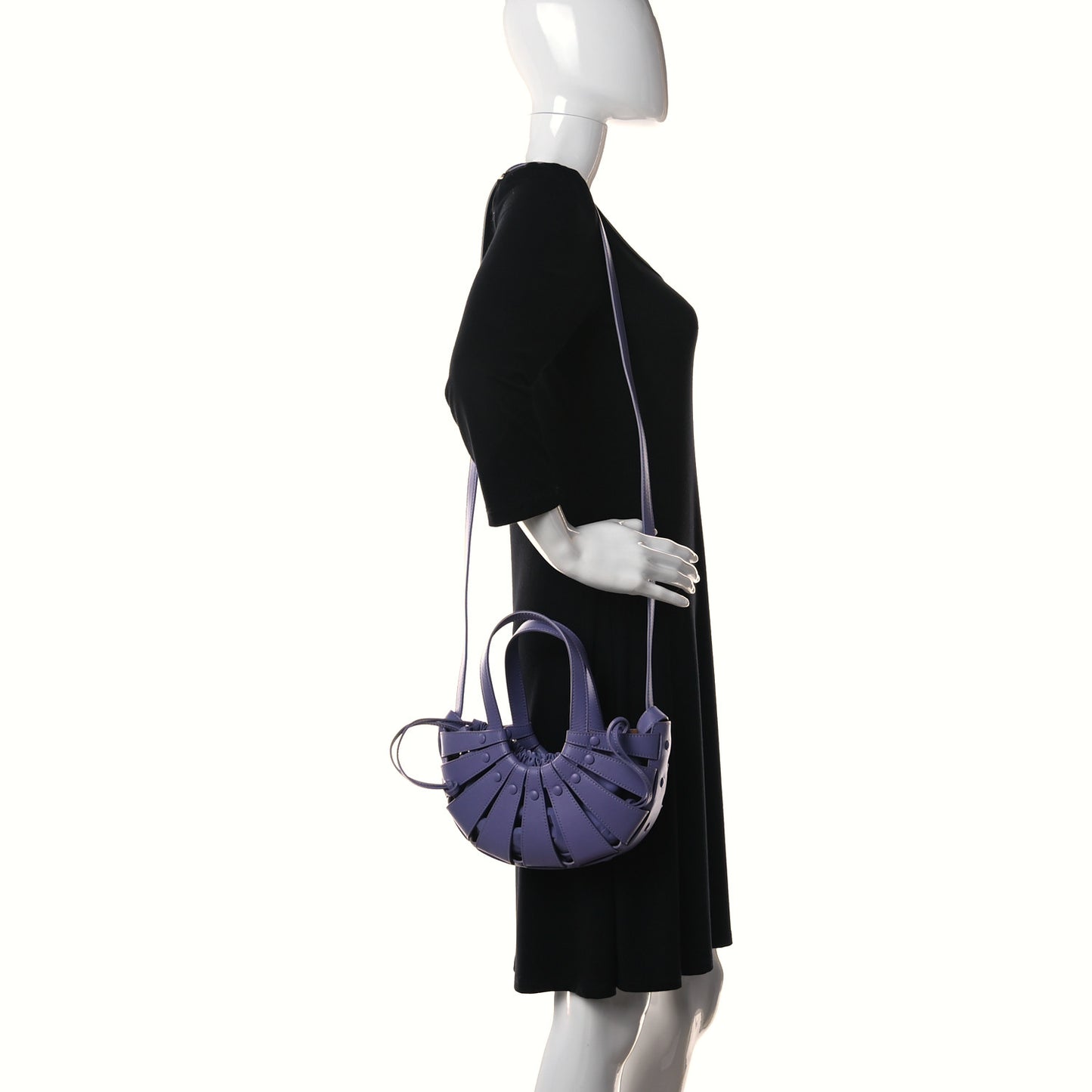 French Calfskin Shell Lavender