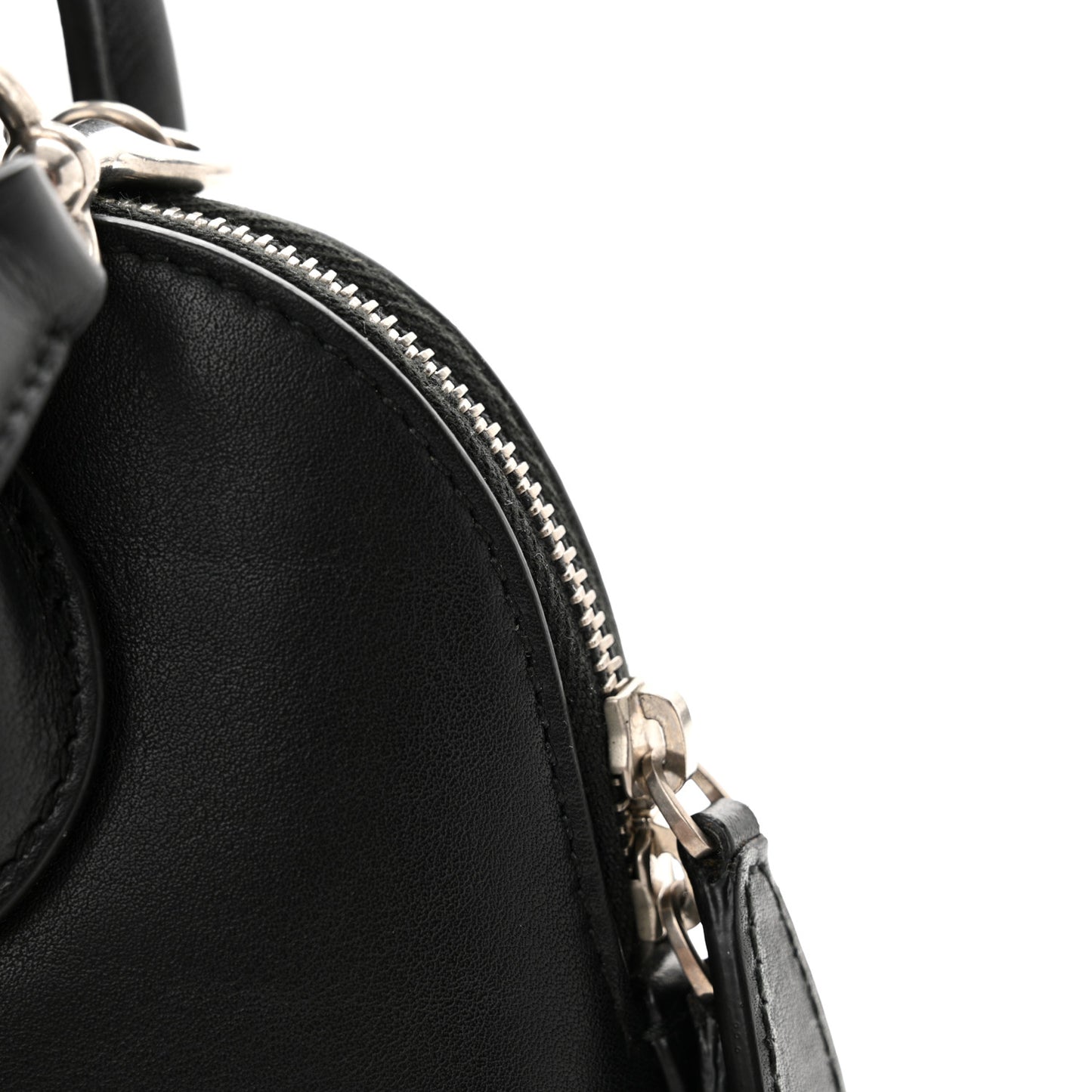Calfskin I Love Techno XXS Ville Top Handle Bag Black Multicolor