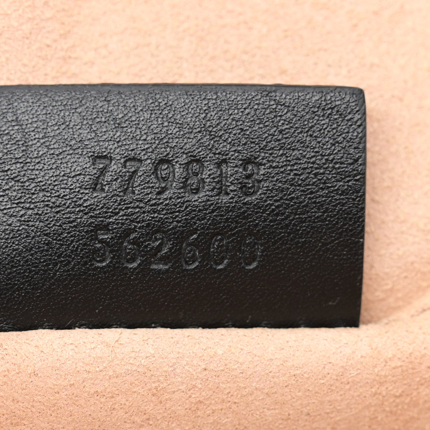 Guccissima Signature Padlock Backpack Black