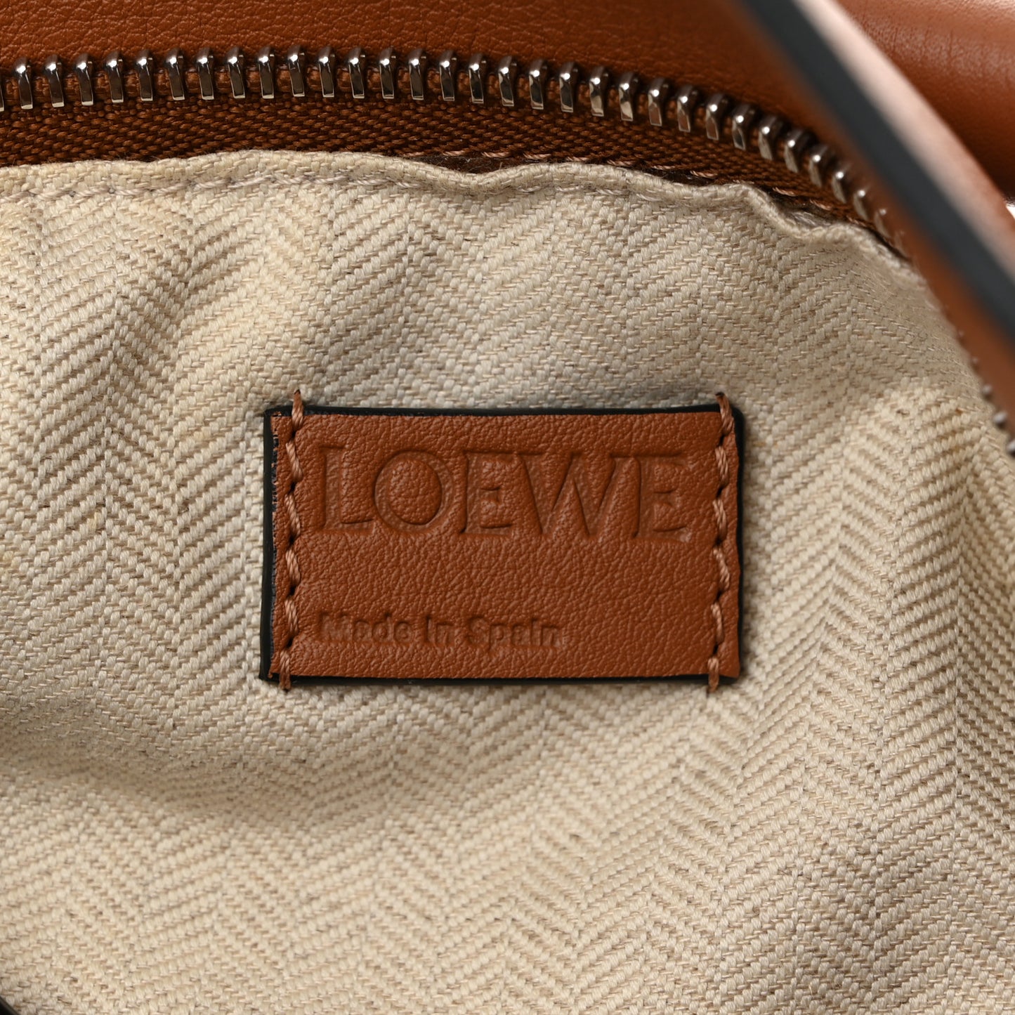 Calfskin Medium Puzzle Bag Tan
