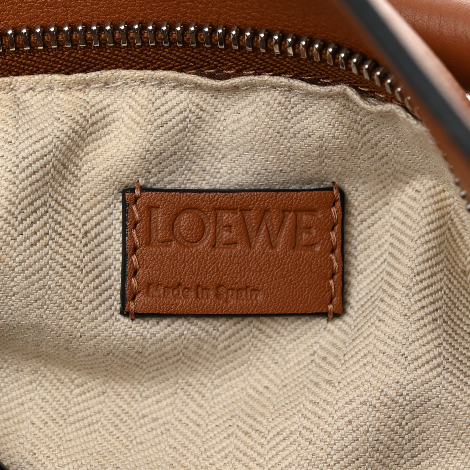 Loewe Calfskin Medium Puzzle Bag Tan 6 of 11