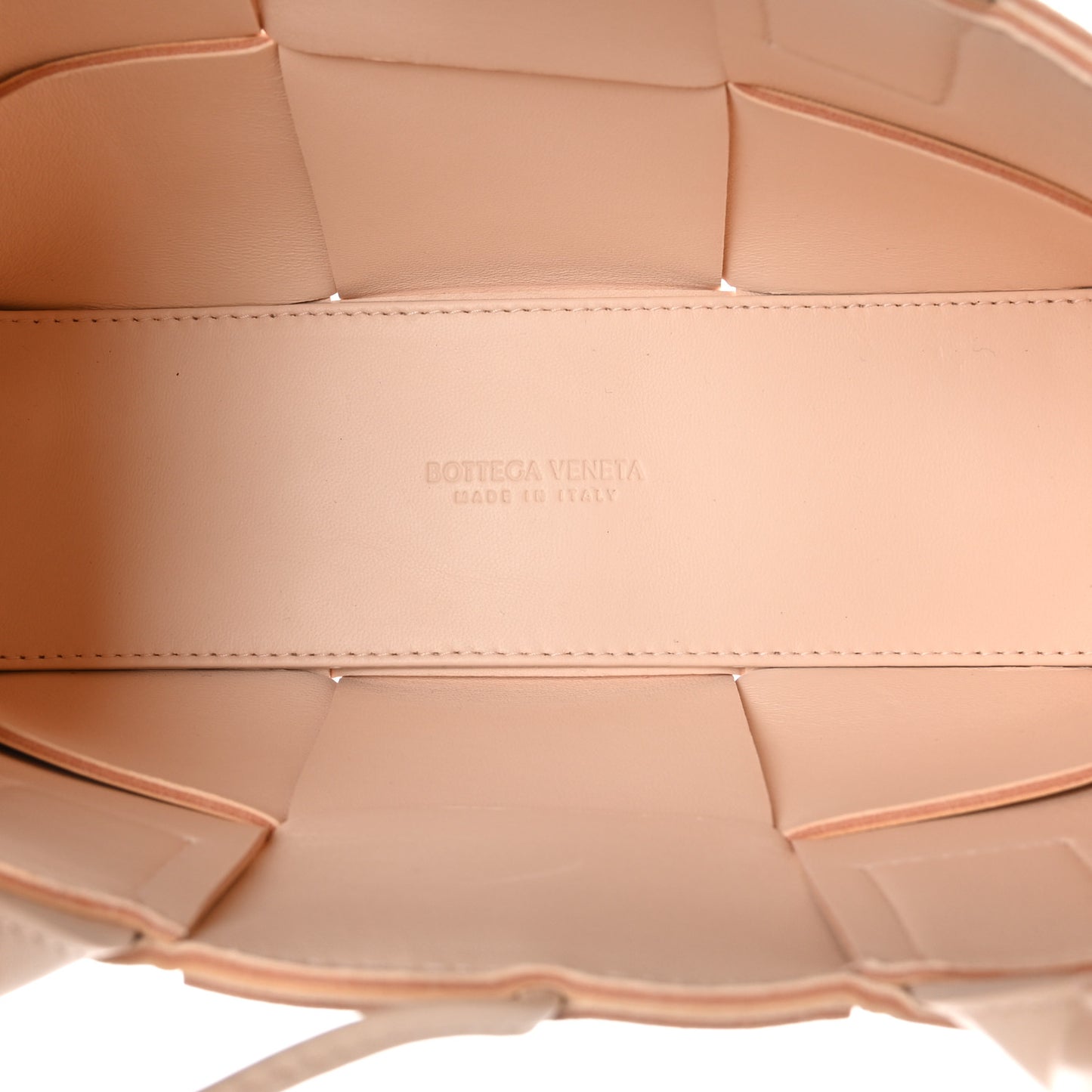 Nappa Maxi Intrecciato Mini Arco Tote Macaroon