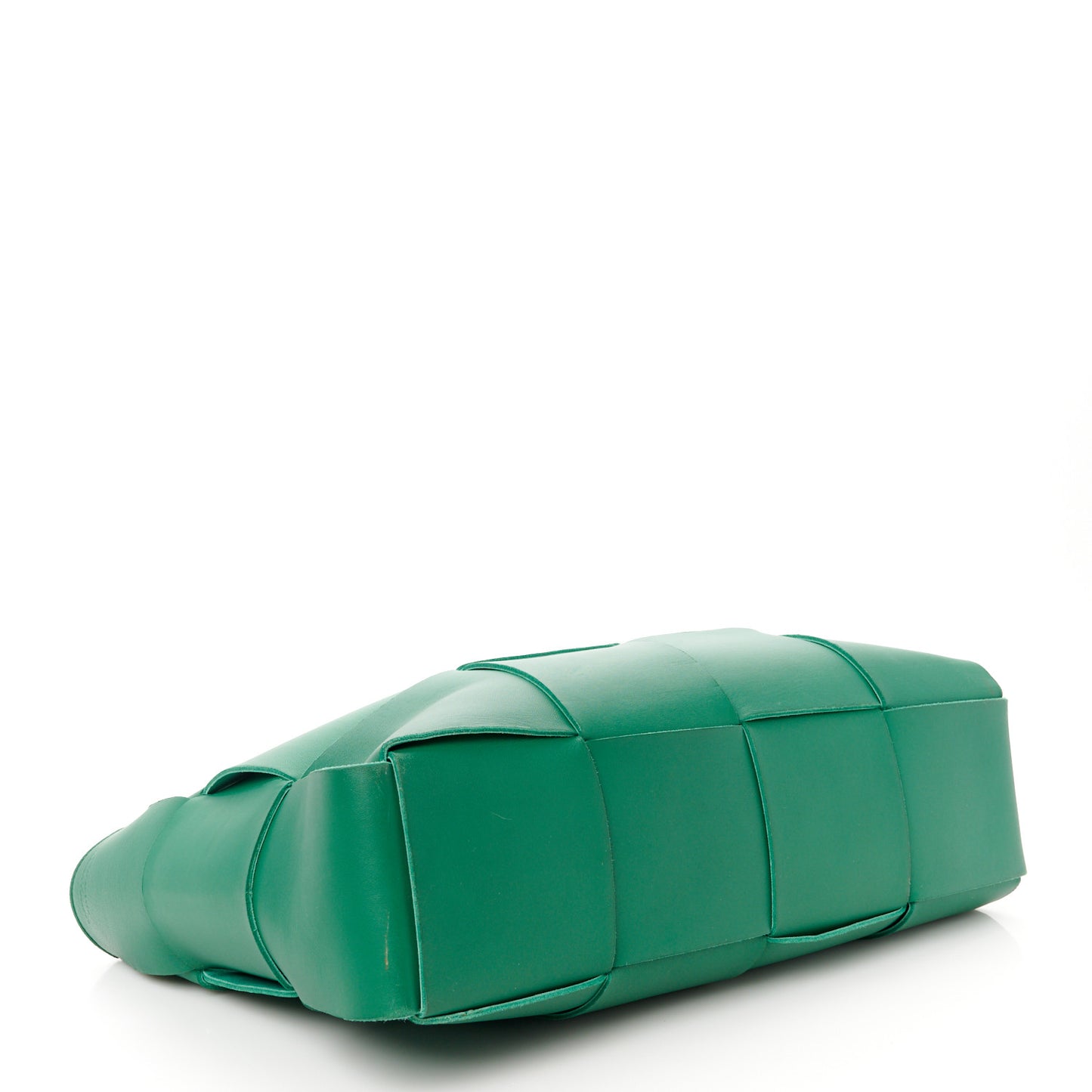 Nappa Maxi Intrecciato Large Arco Tote Green